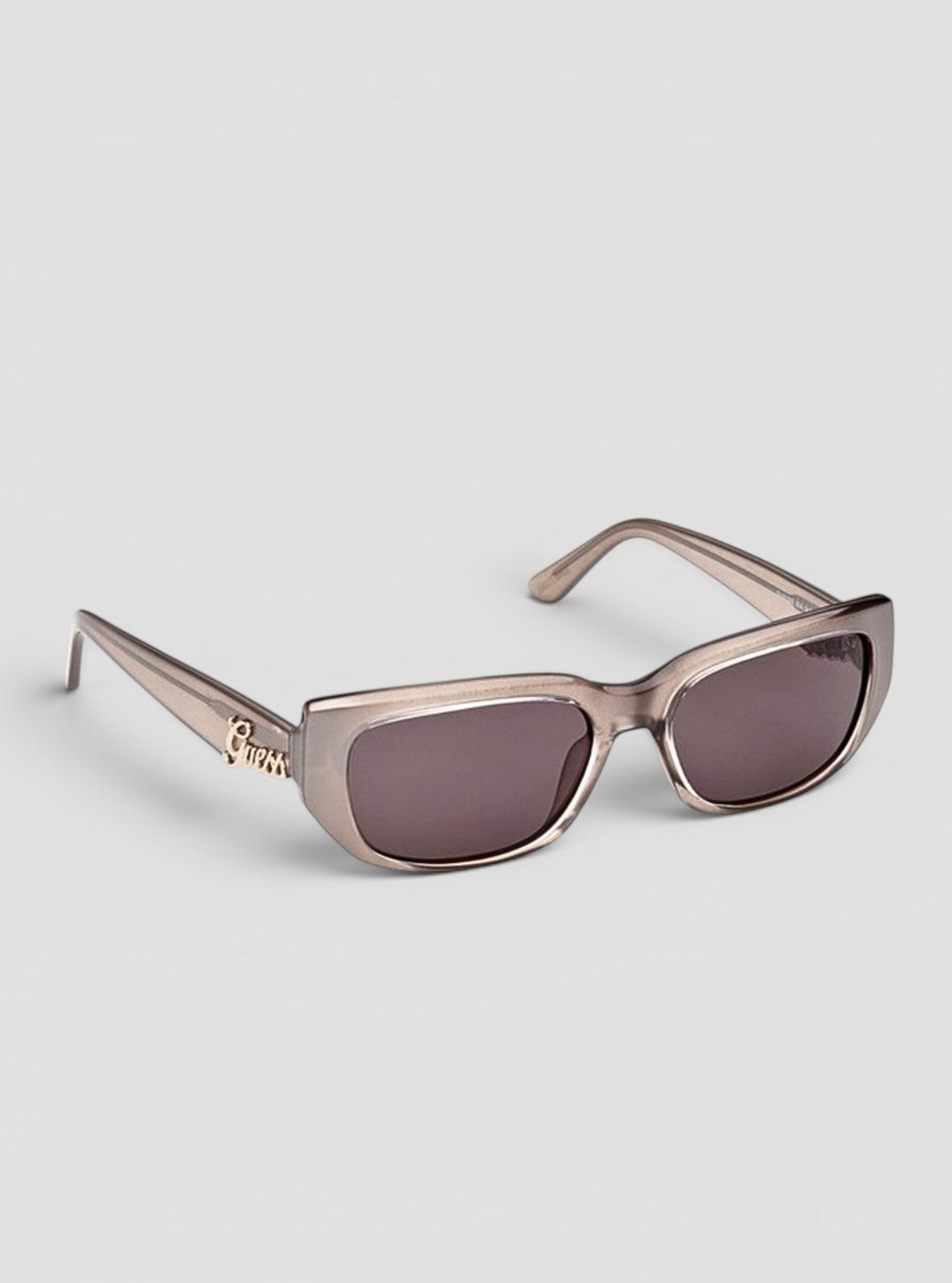 GUESS Accessories Grey Smoke Rectangular Sunglasses GU0030620A Side View