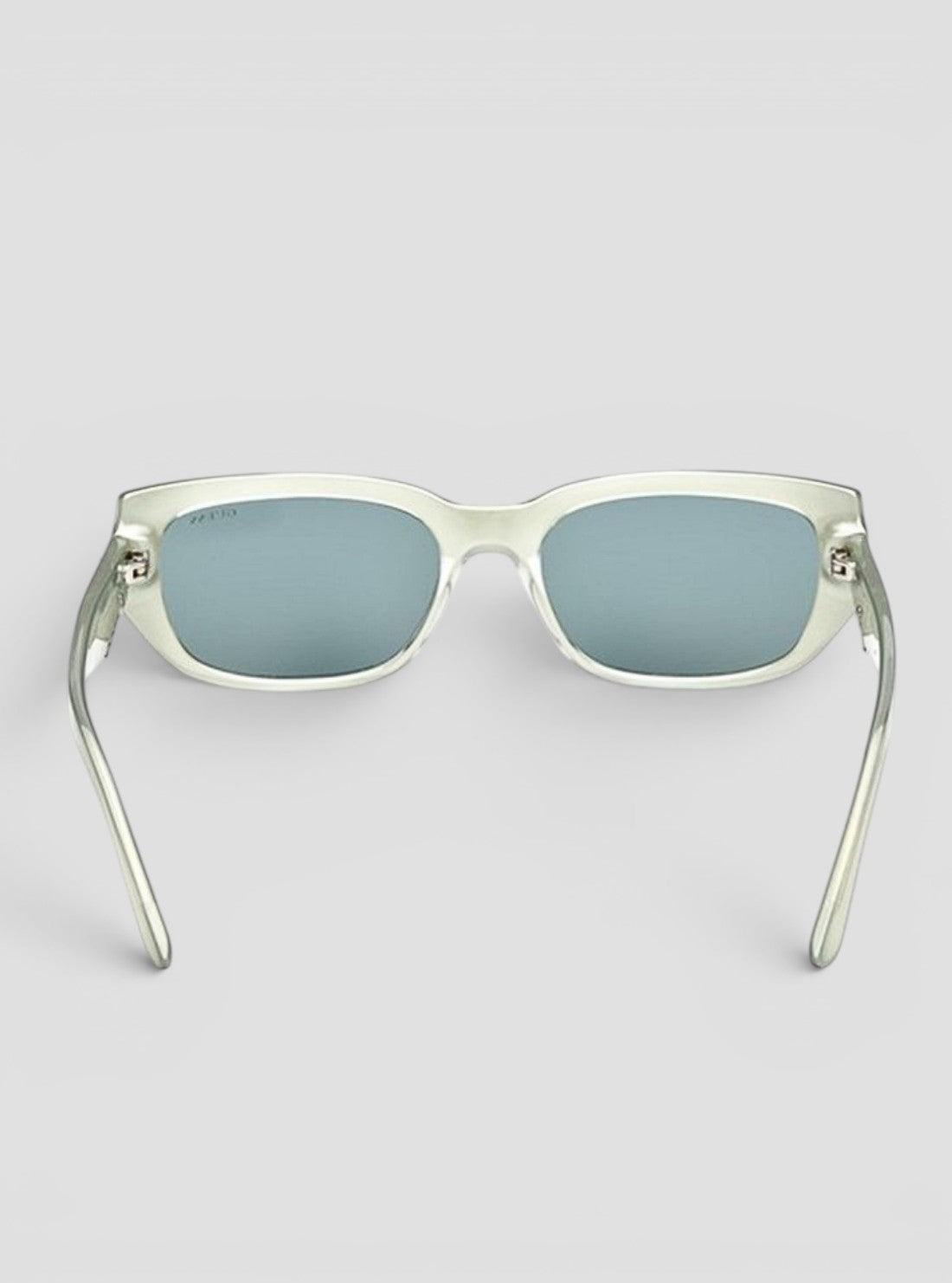 GUESS Accessories Light Green Rectangular Sunglasses GU0030695N Back View