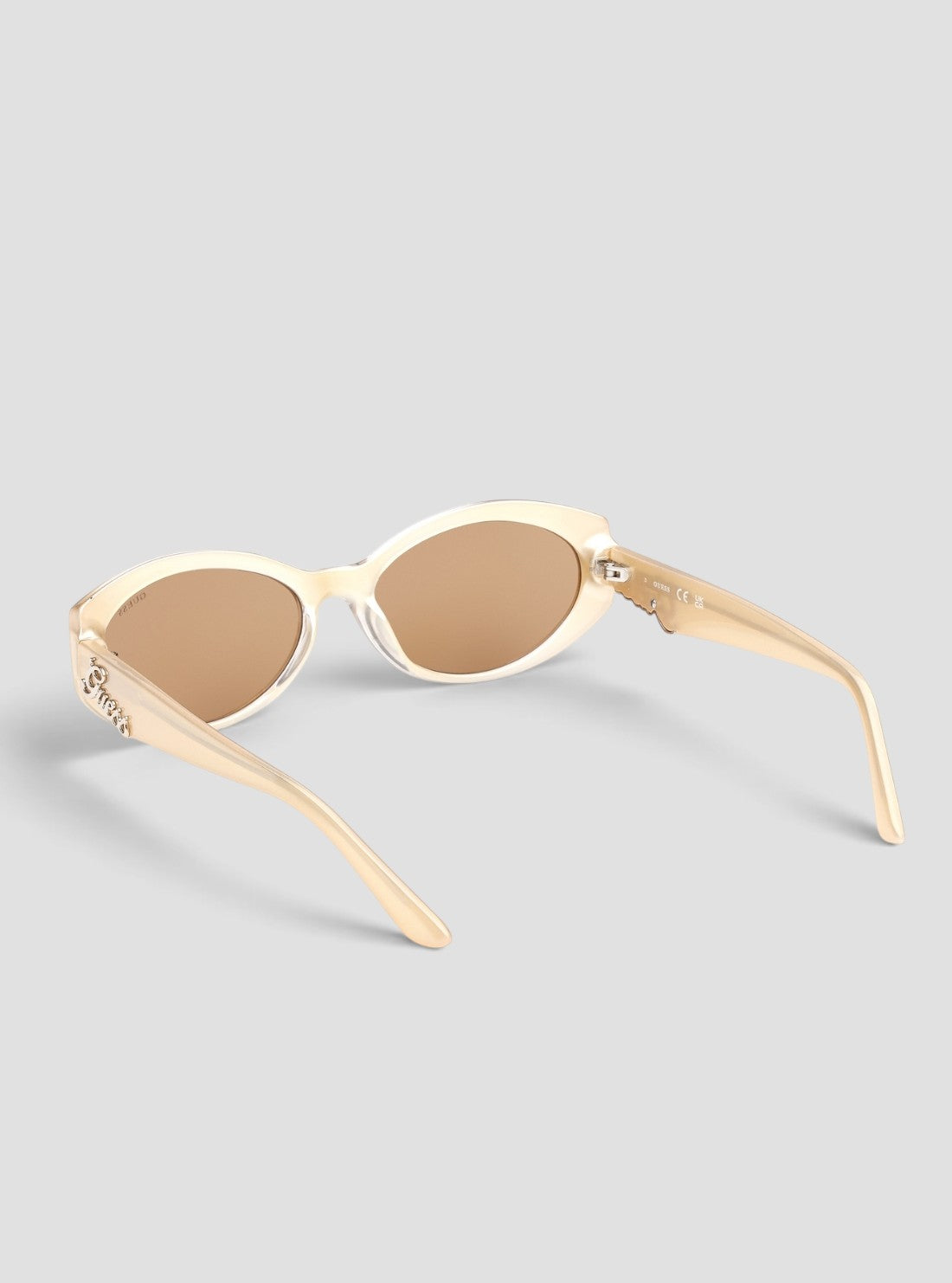 GUESS Accessories Yellow Oval Sunglasses GU0030741E Back View
