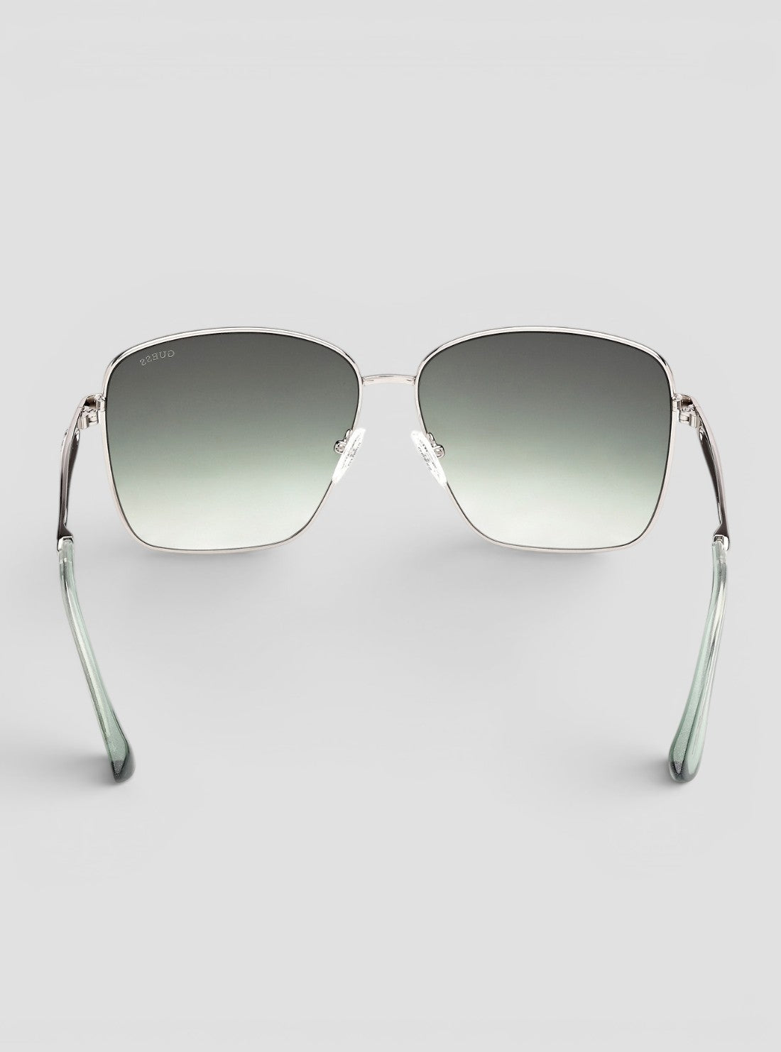 GUESS Accessories Gradient Green Square Sunglasses GU0030810P Back View