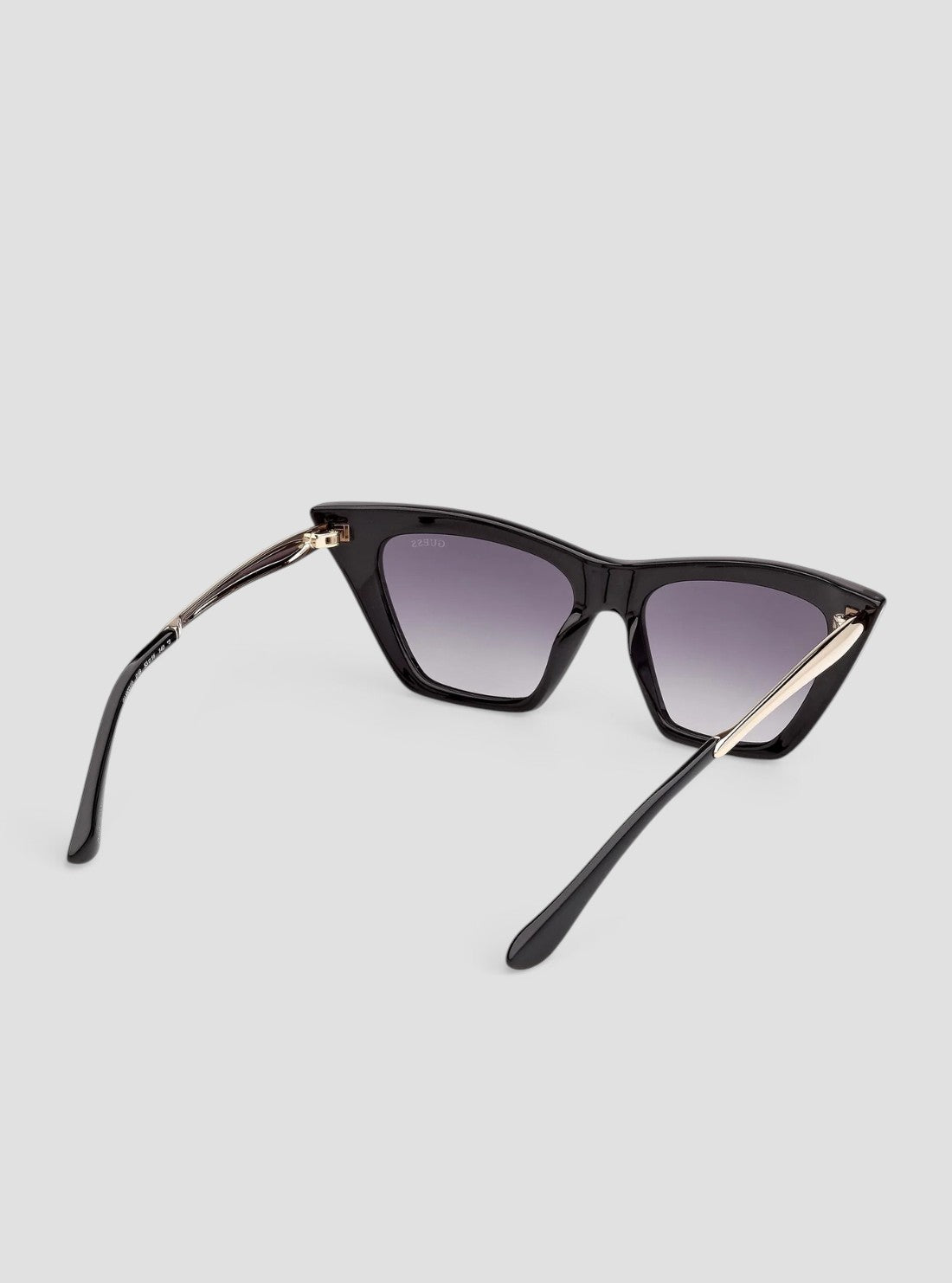 GUESS Accessories Black Andrea Cat Eye Sunglasses GU0031001B Back Side View