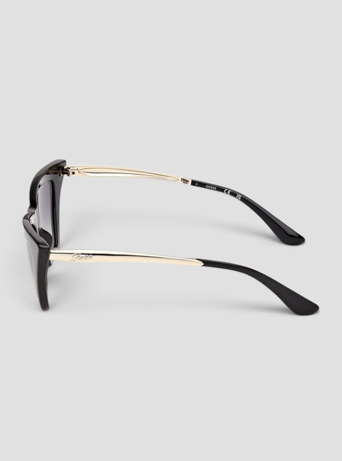 GUESS Accessories Black Andrea Cat Eye Sunglasses GU0031001B Side View