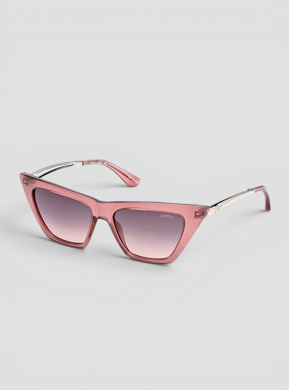 GUESS Accessories Gradient Pink Cat-Eye Sunglasses GU0031072B Side View