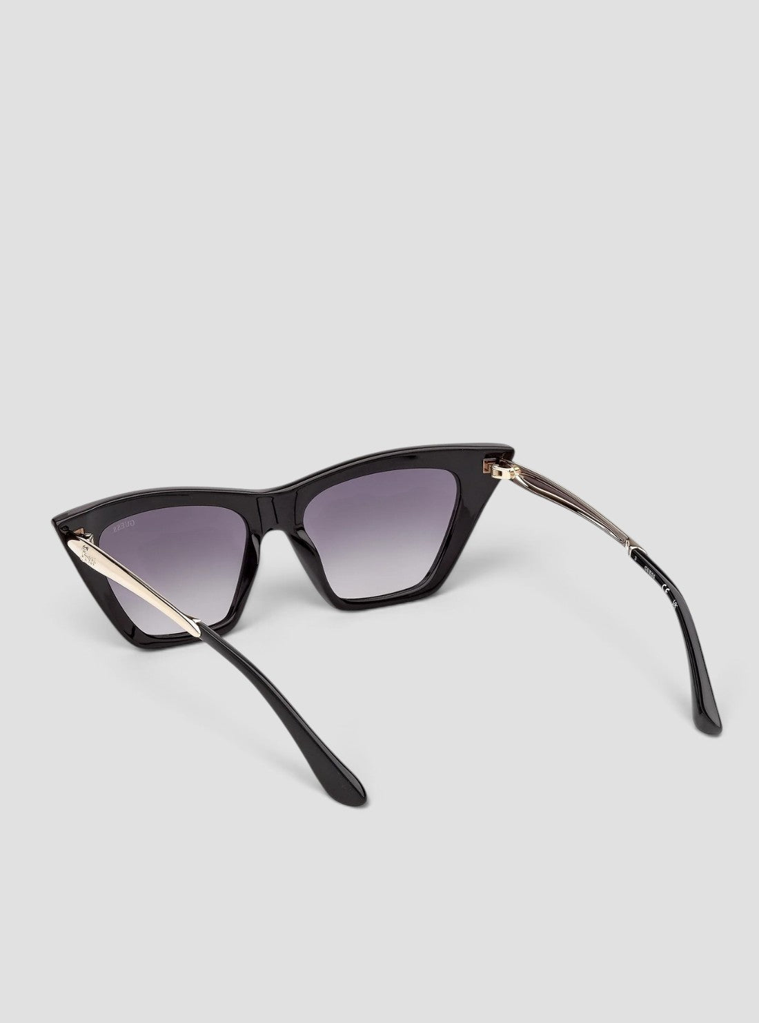 GUESS Accessories Black Andrea Cat Eye Sunglasses GU0031001B Back Side View