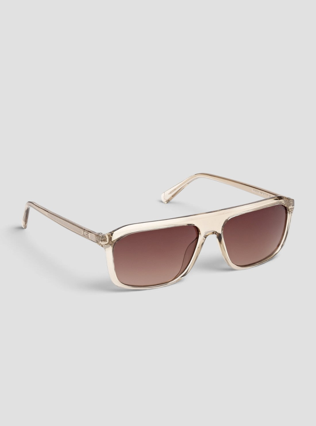 GUESS Accessories Gradient Brown Square Sunglasses GU0031145F Side View