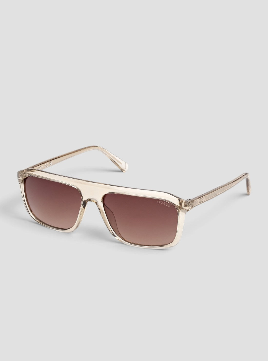 GUESS Accessories Gradient Brown Square Sunglasses GU0031145F Side View2