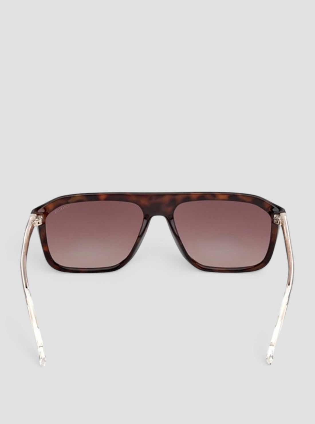 GUESS Accessories Dark Havana Rectangular Sunglasses GU0031152F Back View2