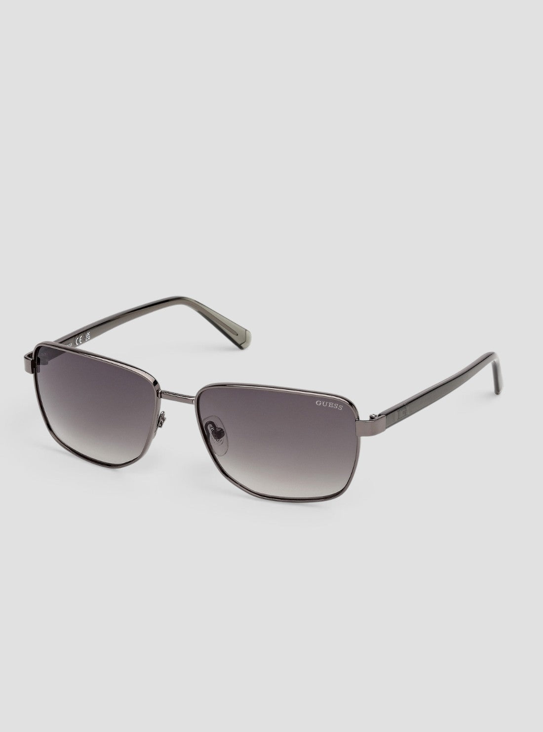 GUESS Accessories Dark Grey Rectangular Sunglasses GU0031208 Side View
