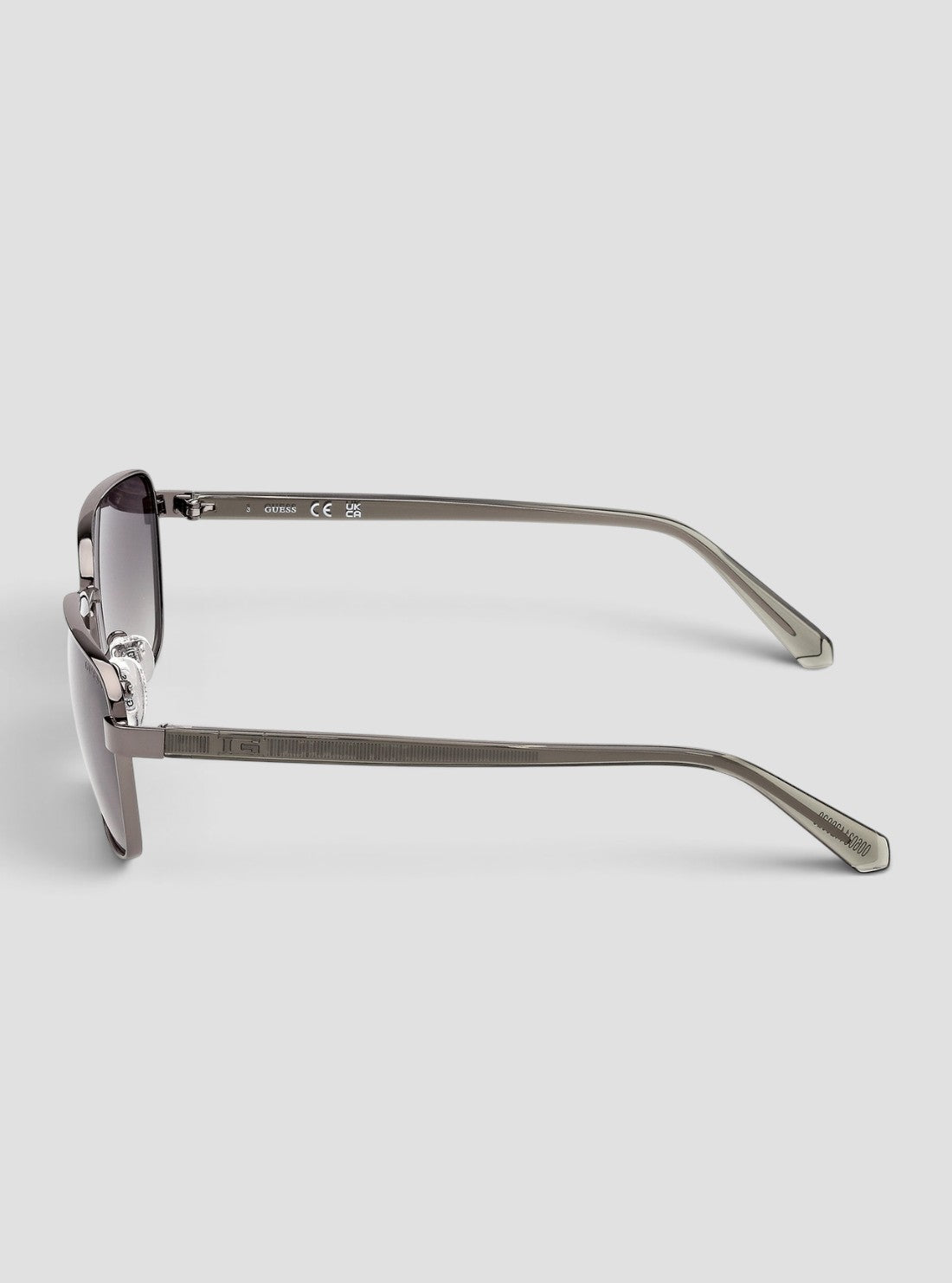 GUESS Accessories Dark Grey Rectangular Sunglasses GU0031208 Side View