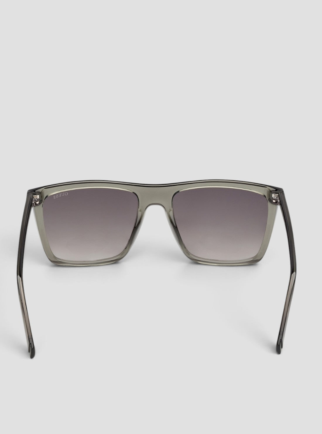GUESS Accessories Dark Green Square Sunglasses GU0031396B Back View