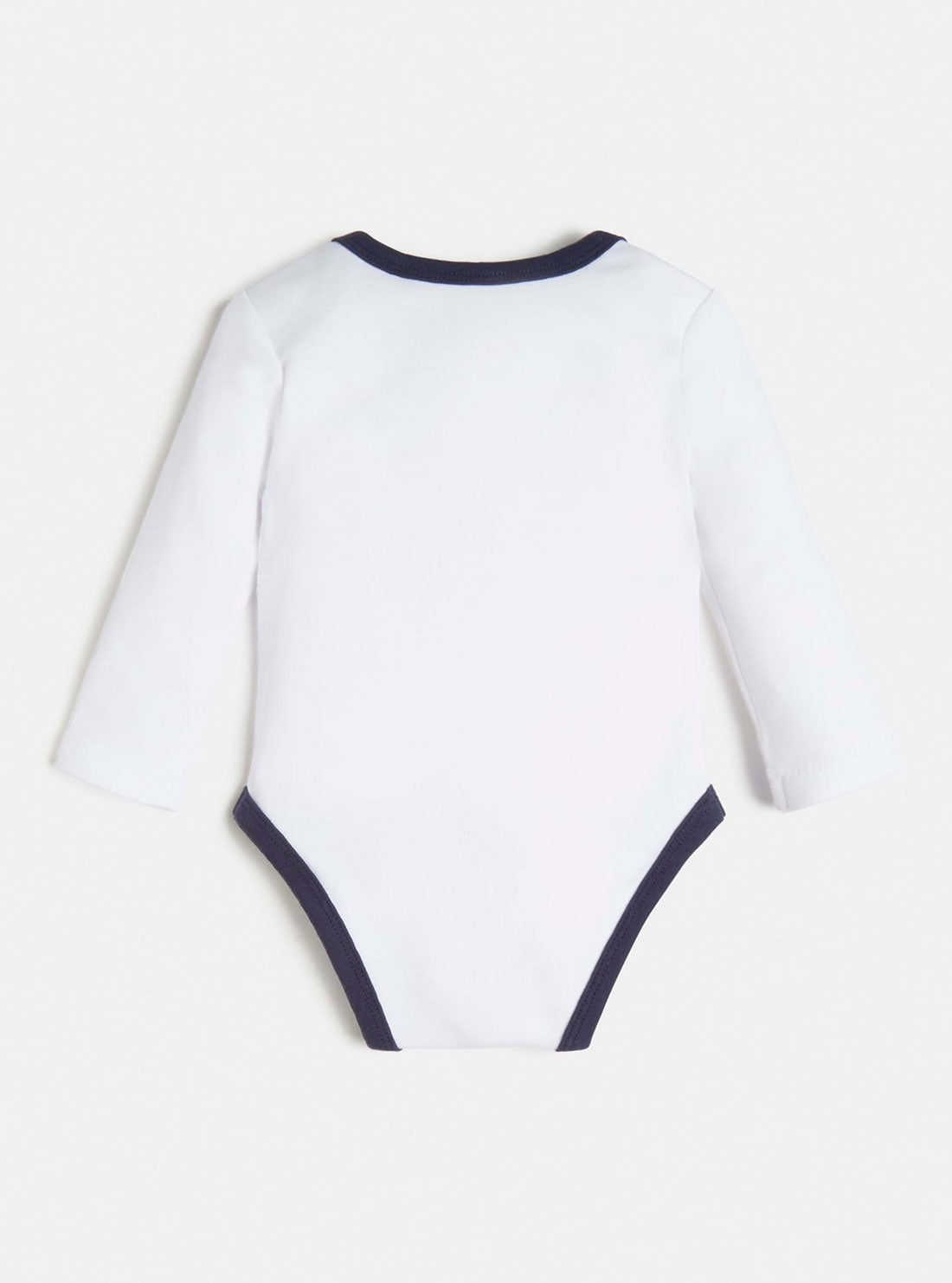 GUESS Baby Boy Blue and White Bear Bodysuit (0-24m) H2RW04KA6W0 Back View
