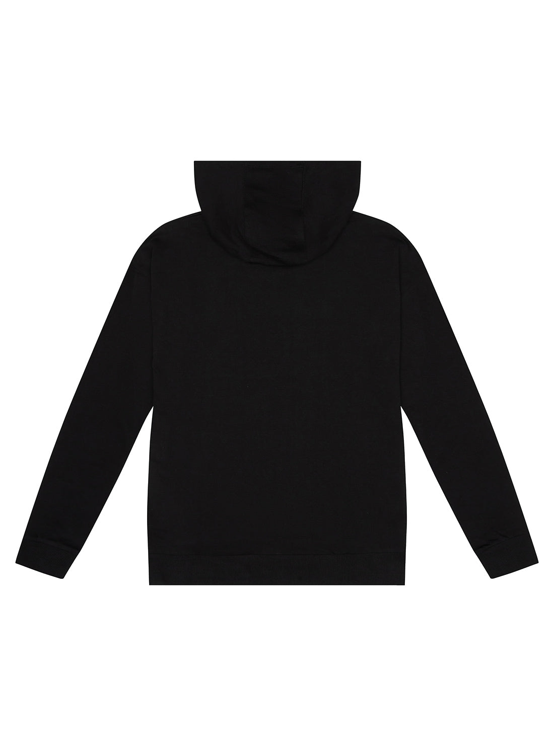 GUESS Big Girl Eco Black Logo Hooded Jumper (7-16) J3RQ01KA6R0 Back View