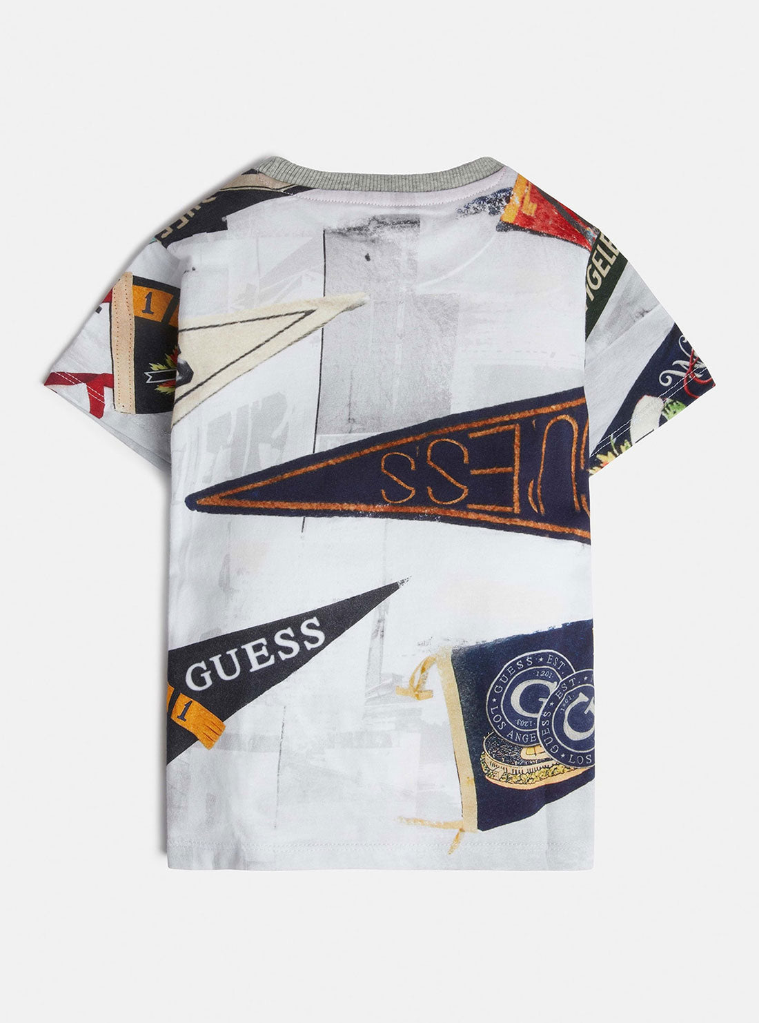 GUESS Little Boy Flag Print Active T-Shirt (2-7) N3RI06K8HM3 Back View