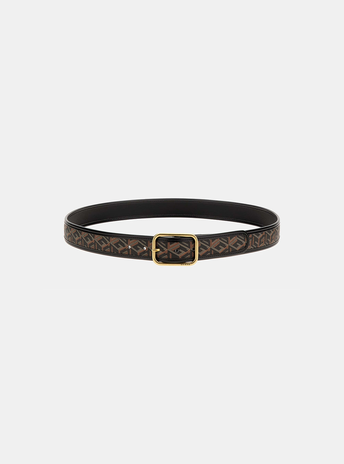 GUESS Men's Black Ederlo Dress Belt BM7743VIN35 Full View