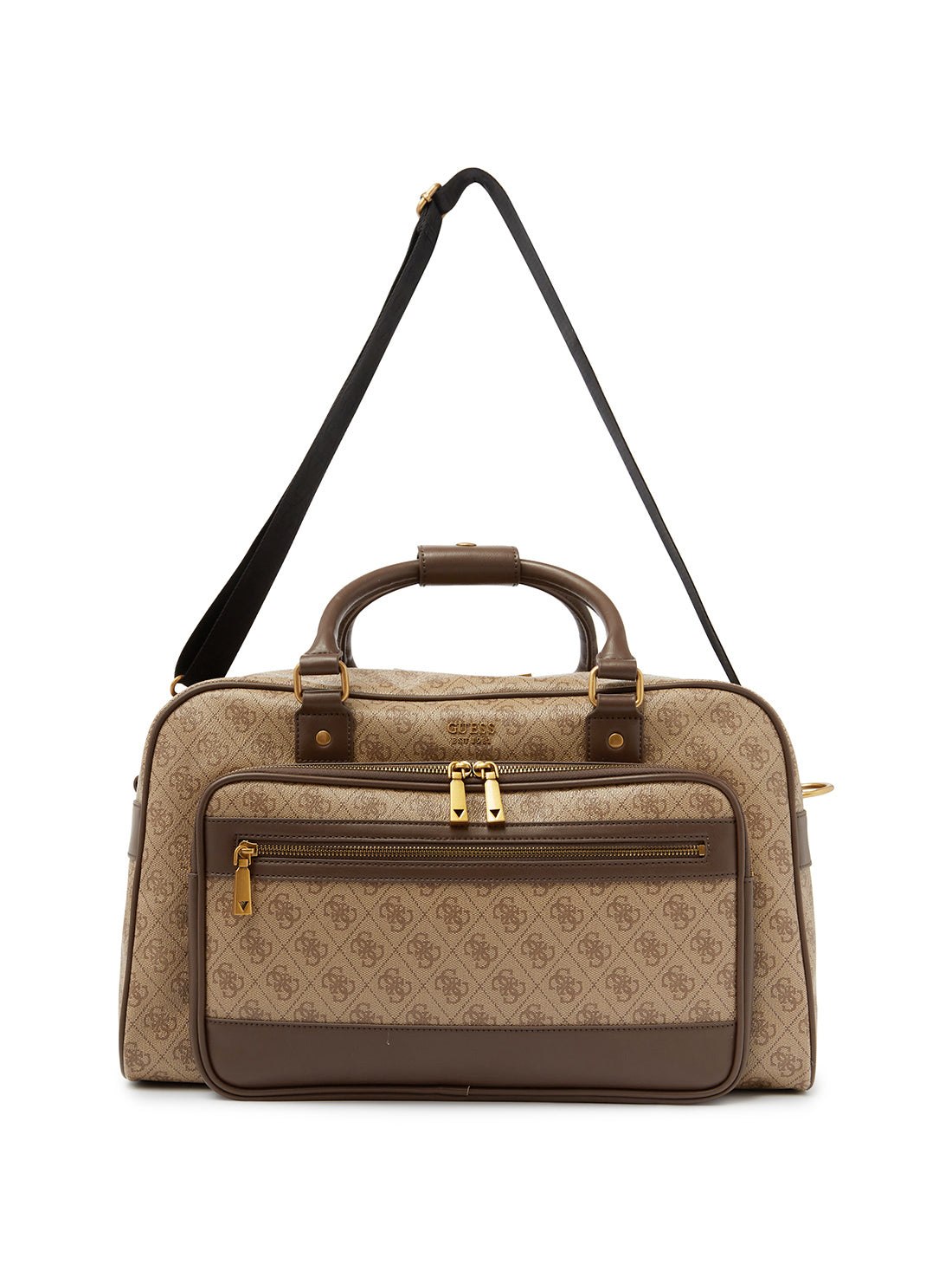 GUESS Men's Latte Logo Keith Duffel Bag SB883988 Front View