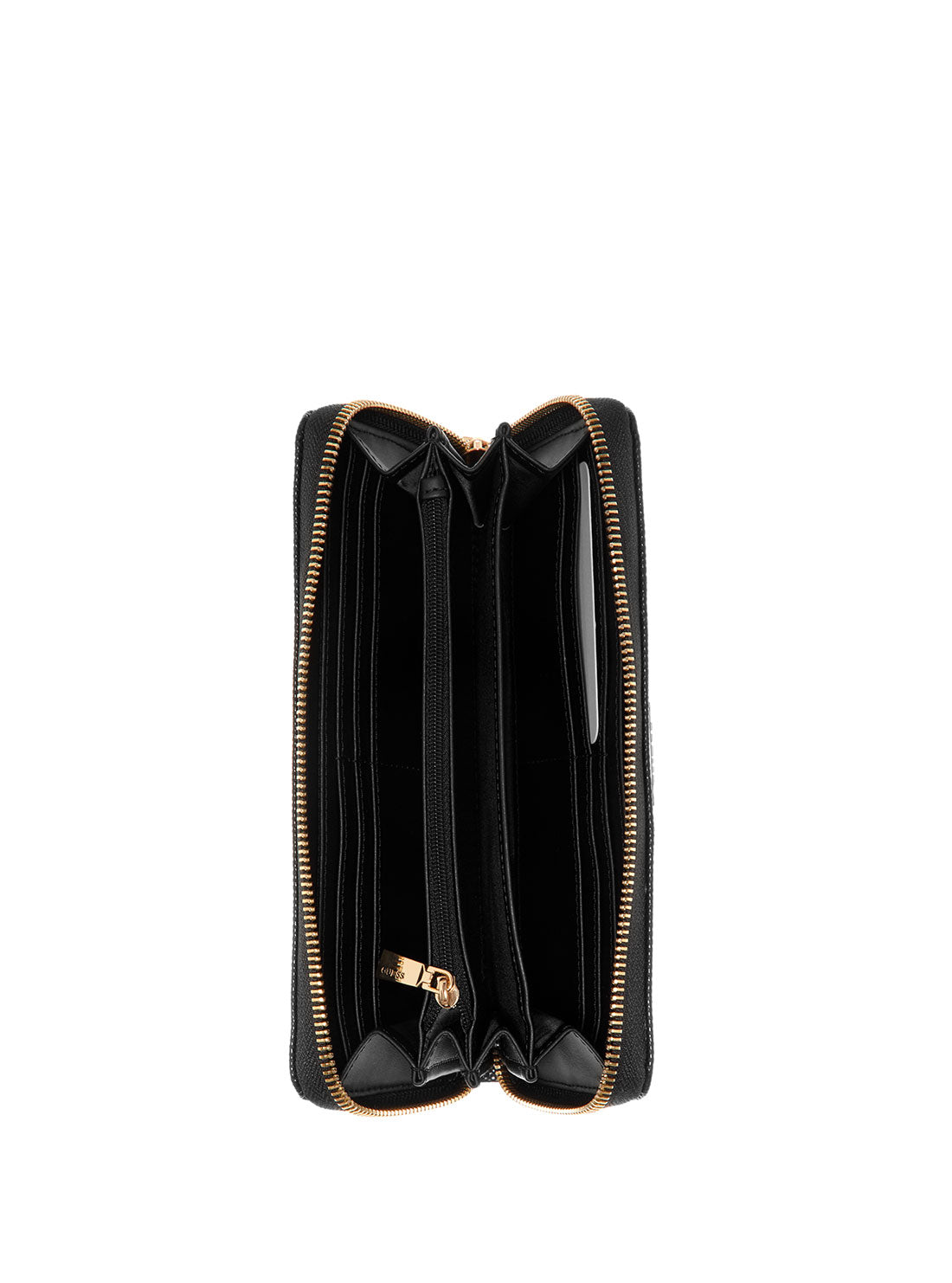 GUESS Women's Black Caddie Large Wallet GG878346 Inside View