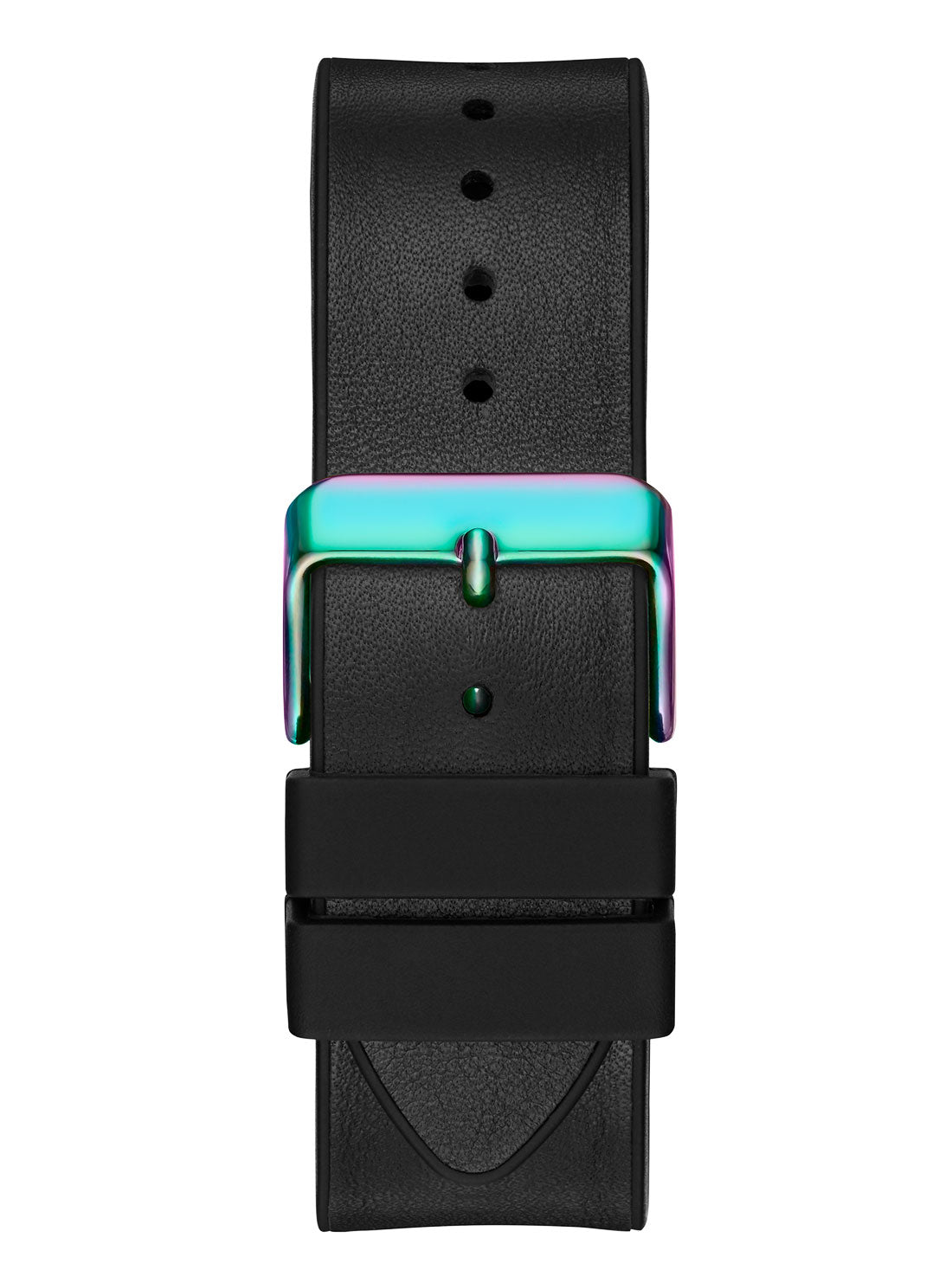 GUESS Women's Black Iridescent Phoenix Silicone Watch GW0202G5 Back View