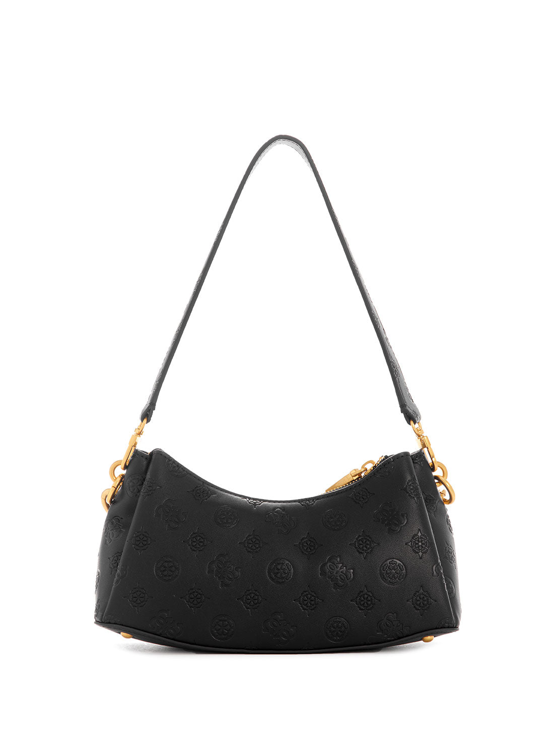 GUESS Women's Black Logo Geva Shoulder Bag PD895972 Back View
