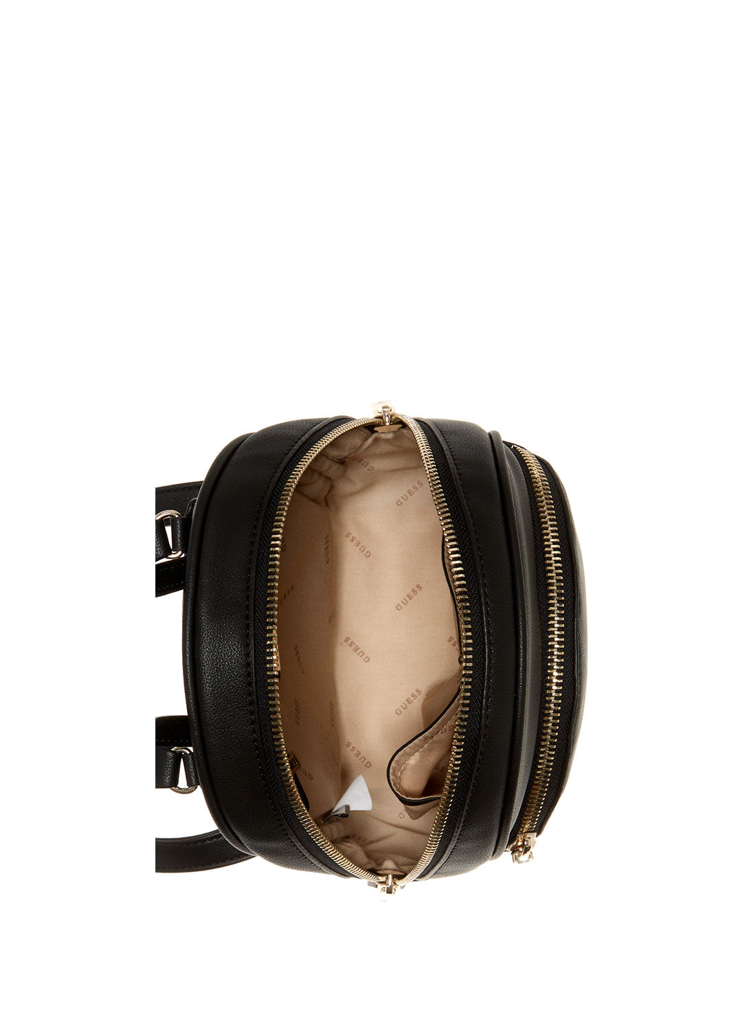 GUESS Women's Black Manhattan Backpack BG699432 Inside View