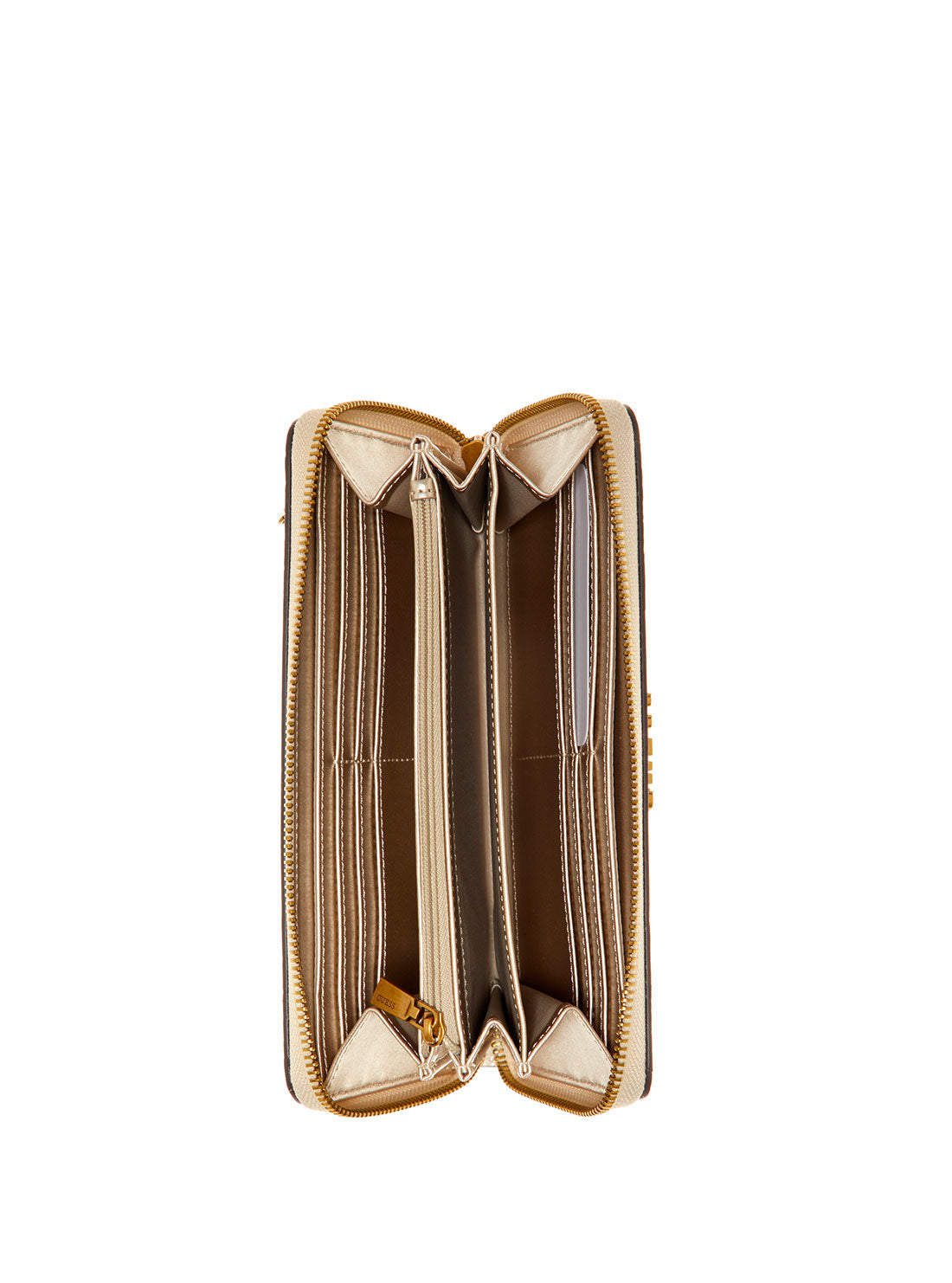 GUESS Women's Magenta Caddie Large Wallet GG878346 Inside View