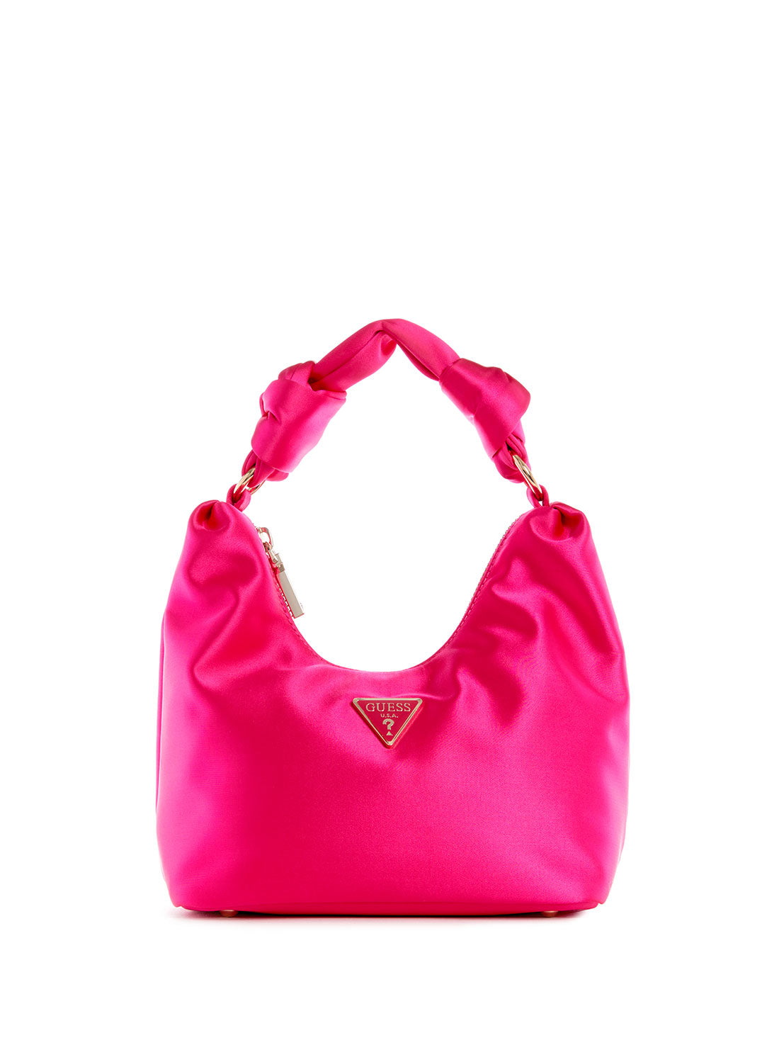 GUESS Women's Magenta Velina Hobo Bag EG876502 Front View