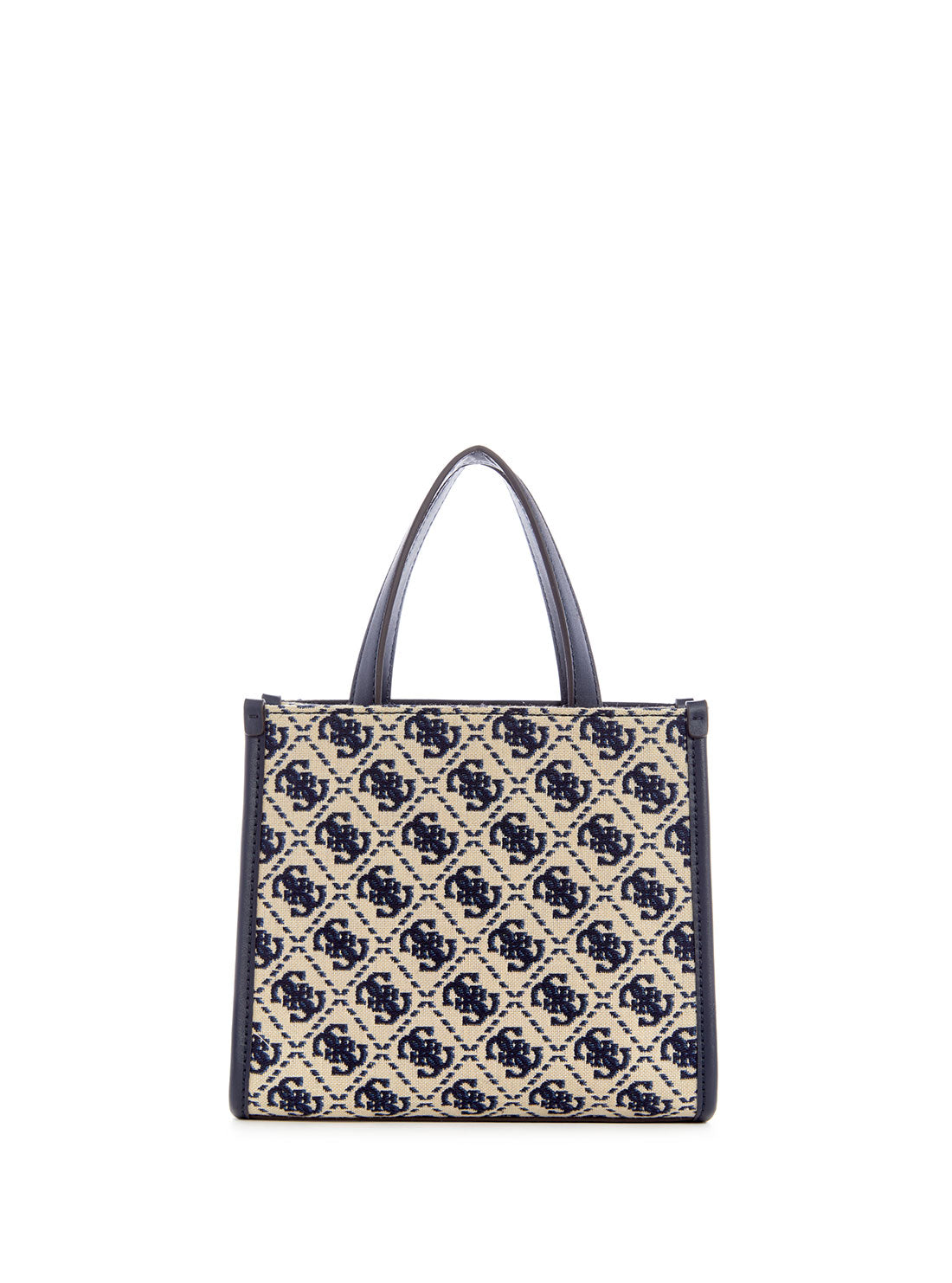 GUESS Women's Navy Logo Izzy Mini Tote Bag JB865476 Back View