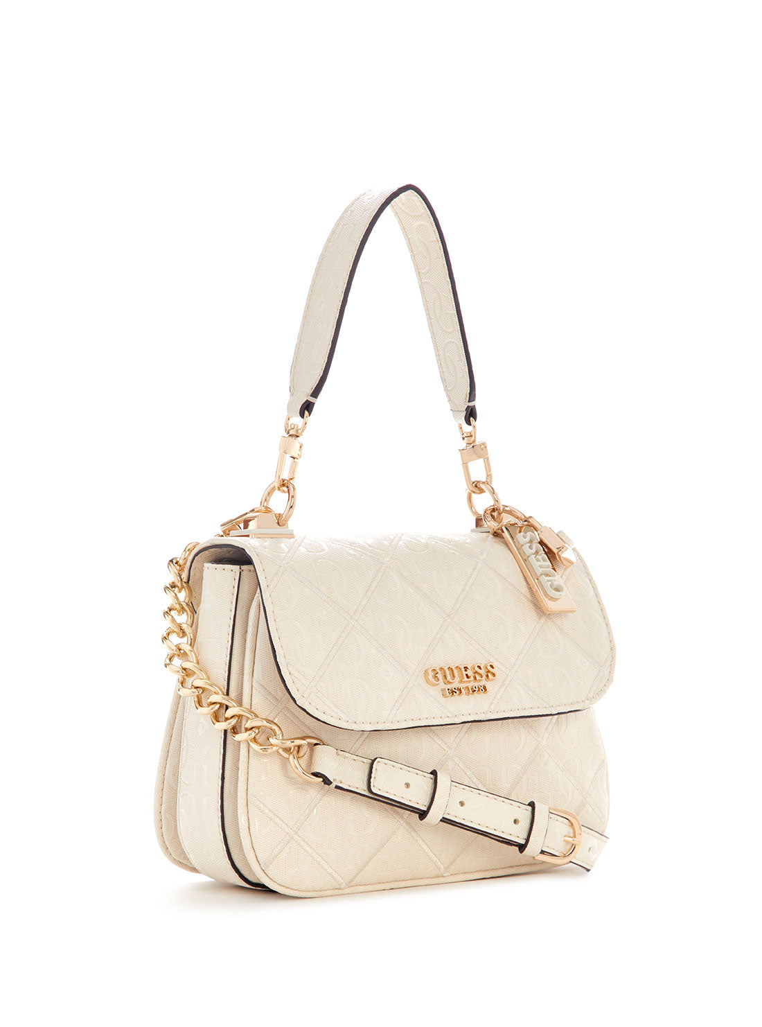 GUESS Women's Stone Caddie Crossbody Shoulder Bag GG878319 Angle View