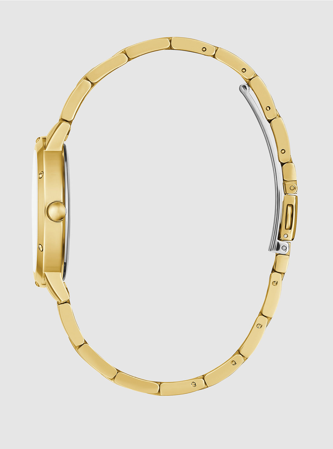 GUESS Accessories Gold Dawn Blue Dial Bracelet GW0404L4 Side View