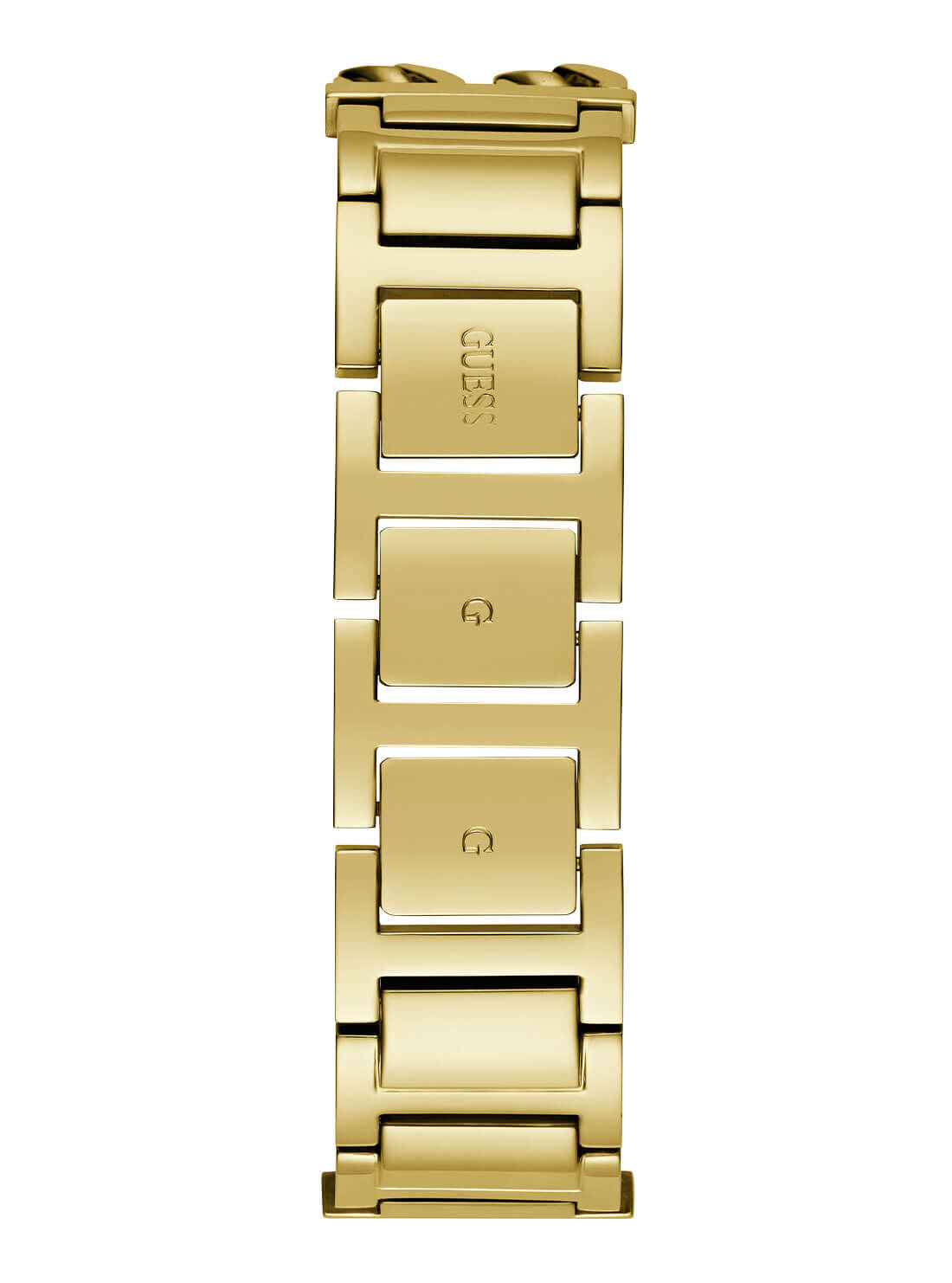 Gold Mod ID Link Watch | GUESS Women's Watches | back view