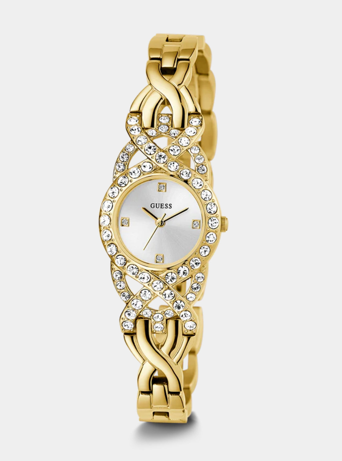 GUESS Watches Gold Adorn Crystal Watch front view GW0682L2 Front View