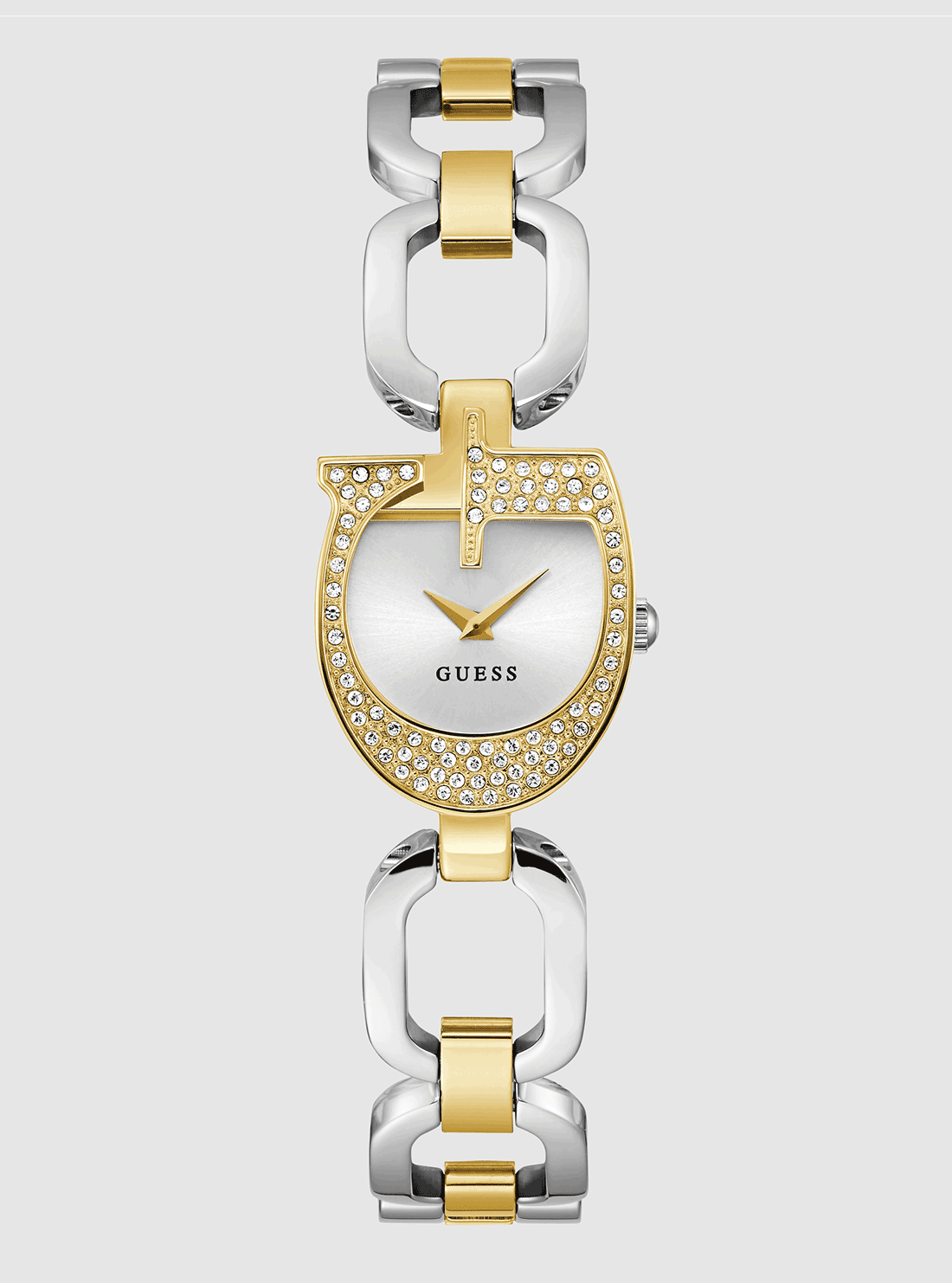 Gold Silver Gia Crystal Watch