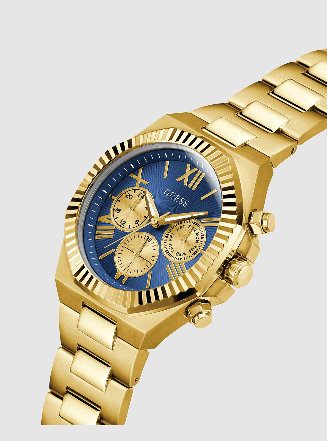 Gold Equity Blue Dial Watch