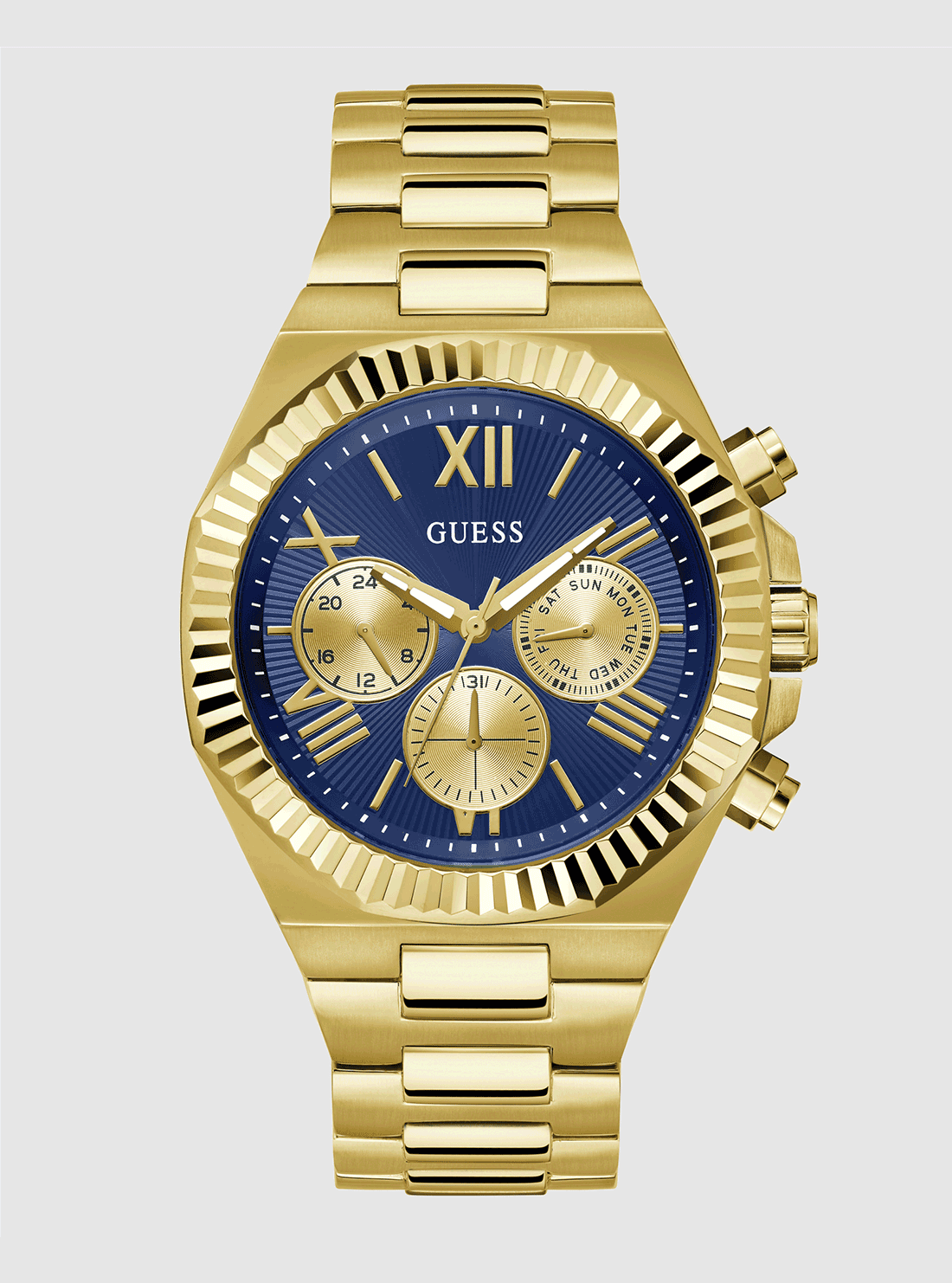 Gold Equity Blue Dial Watch