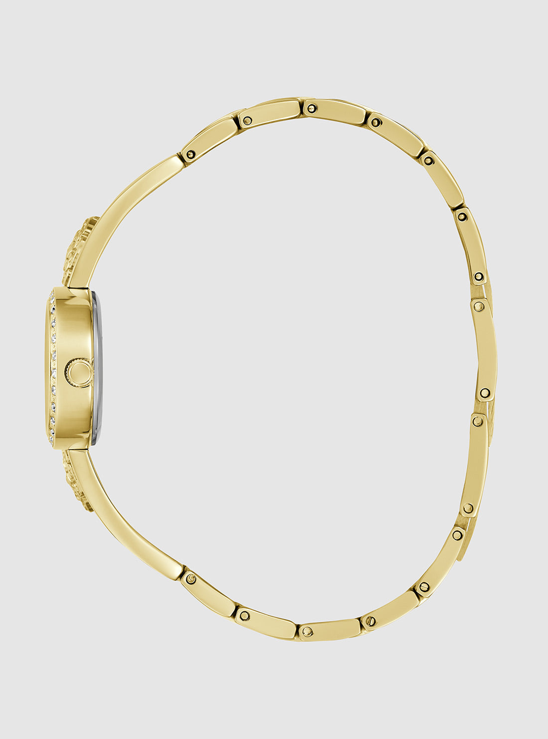 GUESS Accessories Gold Chloe Bracelet Watch GW0756L2 Side View