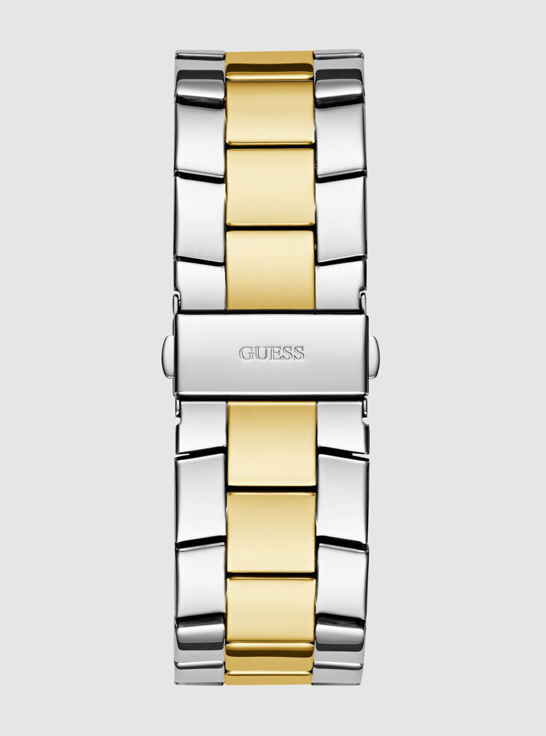 GUESS Accessories Gold Silver Majestic Link Watch GW0796G3 Back View