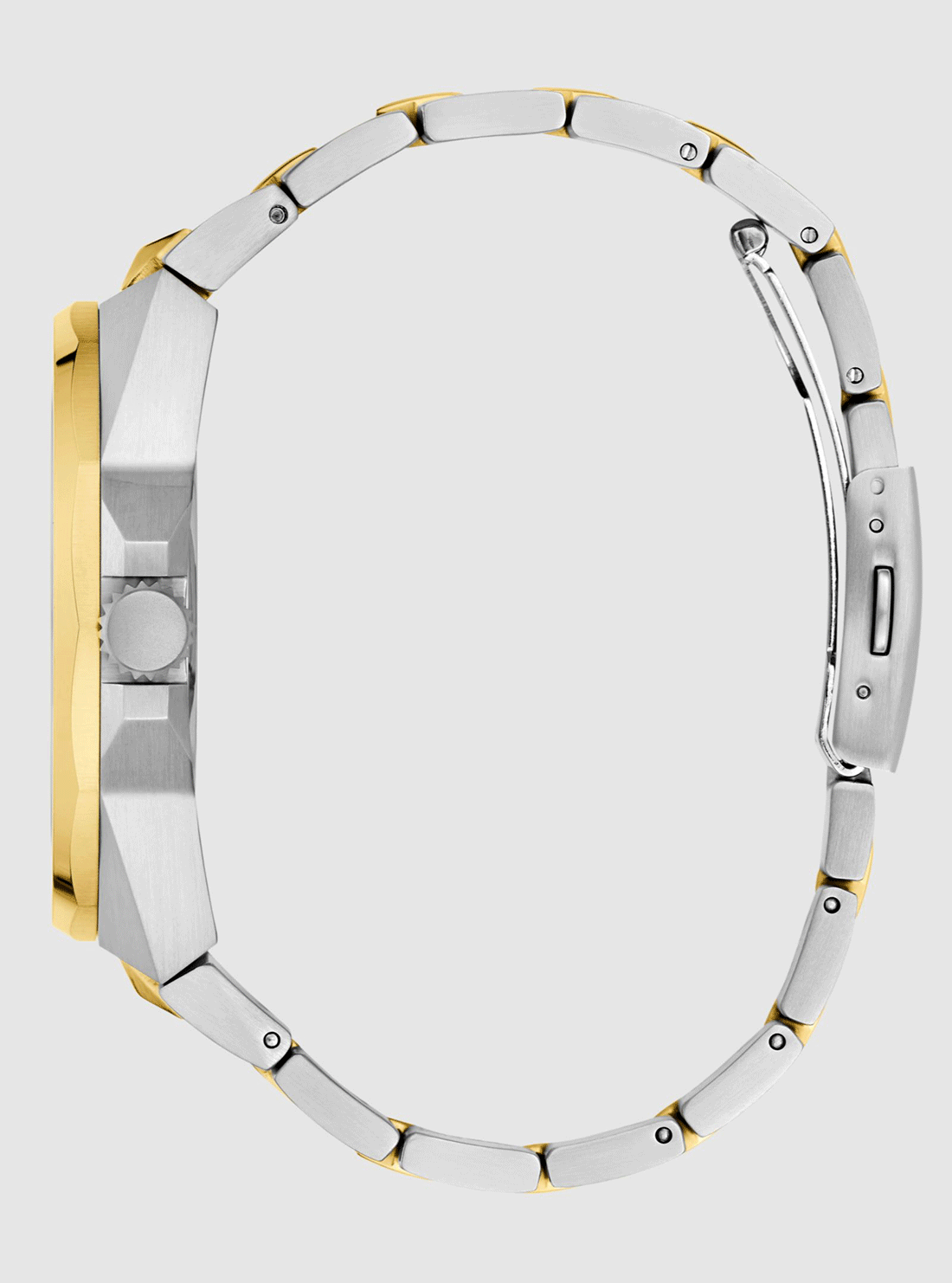 GUESS Accessories Gold Silver Dashboart Link Watch GW0798G3 Side View