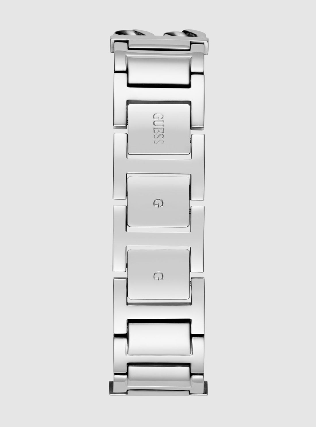GUESS Accessories Silver Mod Denim Dial Link Watch GW0807L1 Back View