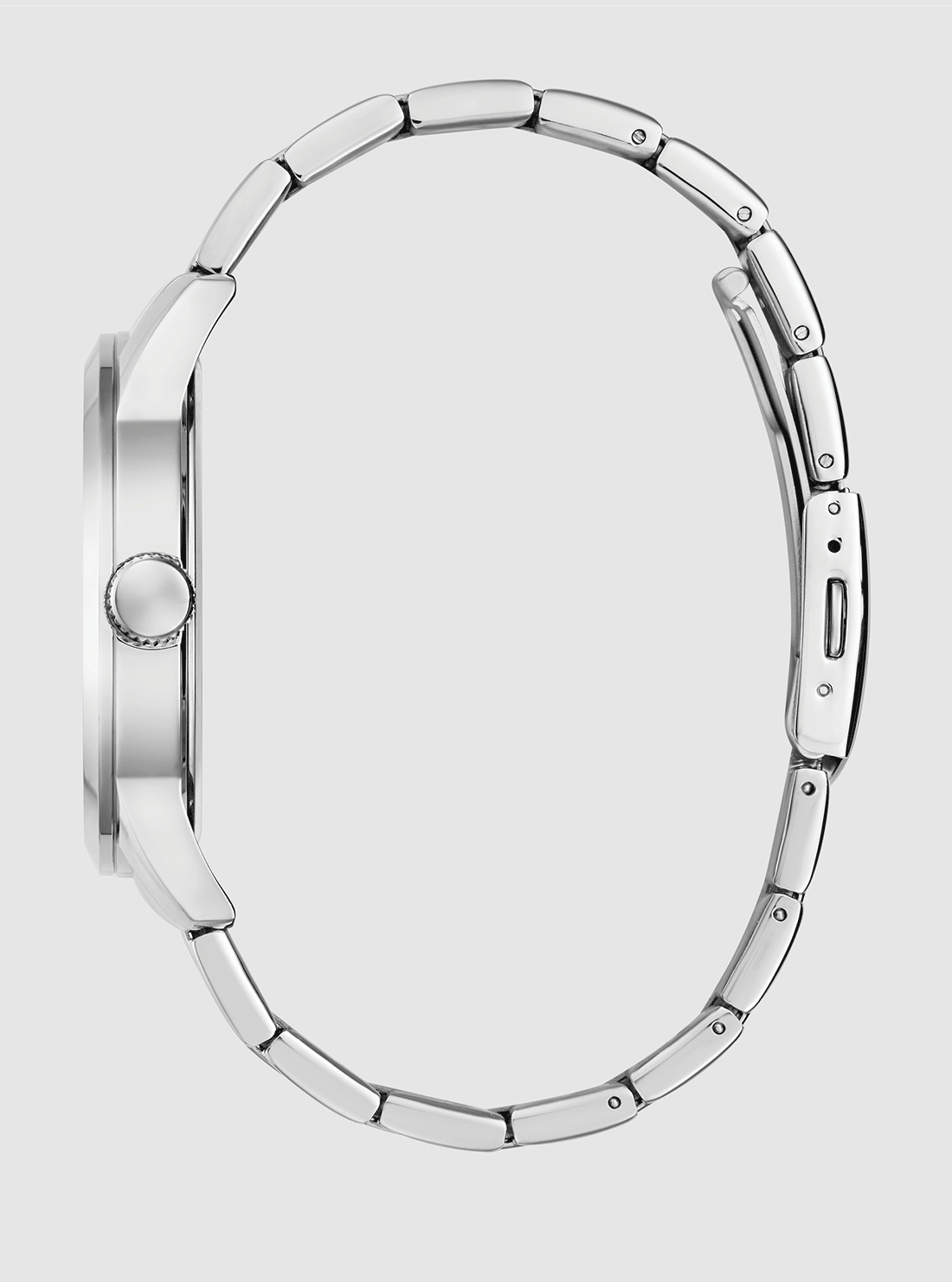 Silver Collegiate Blue Dial Watch
