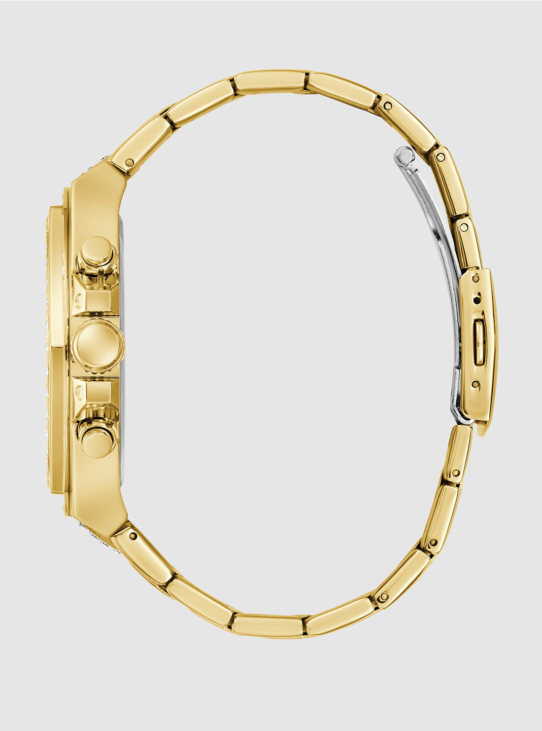 GUESS Accessories Gold Fury Glitz Watch GW0899G2 Side View
