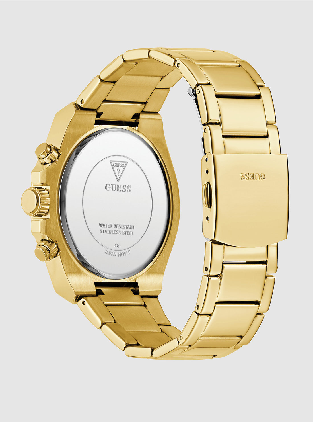 GUESS Accessories Gold Fury Glitz Watch GW0899G2 Back View