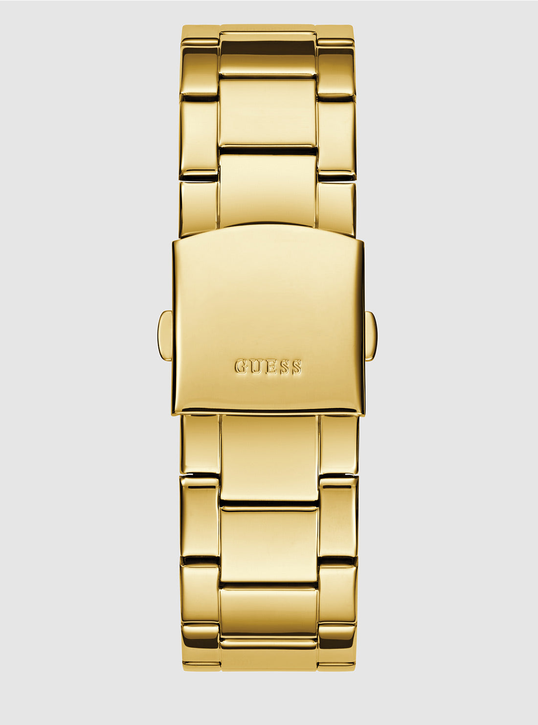 GUESS Accessories Gold Black Dial Walker Watch GW0900G3 Back View