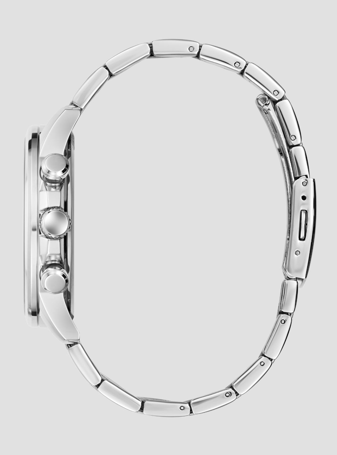 GUESS Accessories Silver Walker Multifunction Watch GW0900G6 Side View2