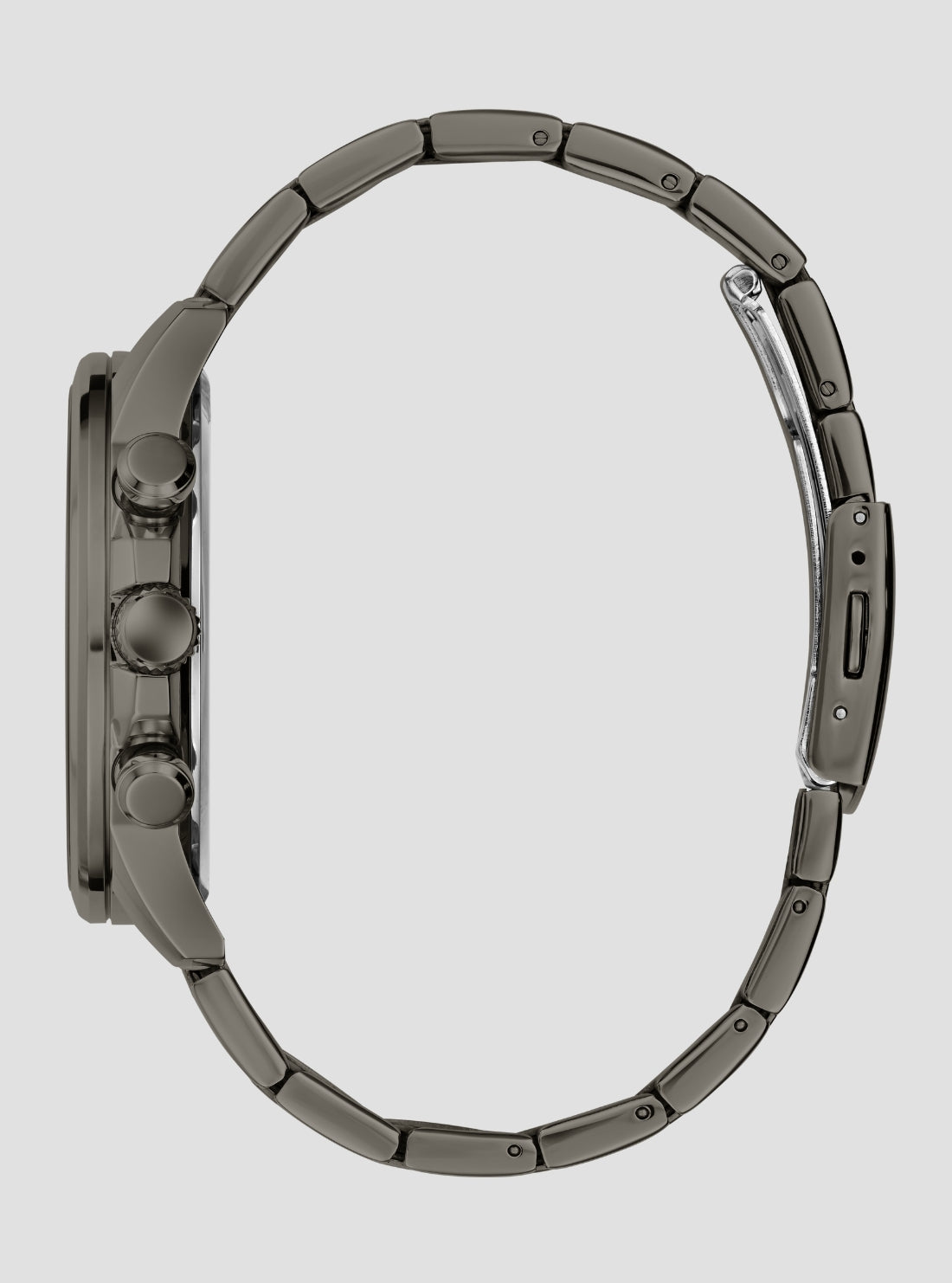 GUESS Accessories Black Walker Multifunction Watch GW0900G7 Side View2