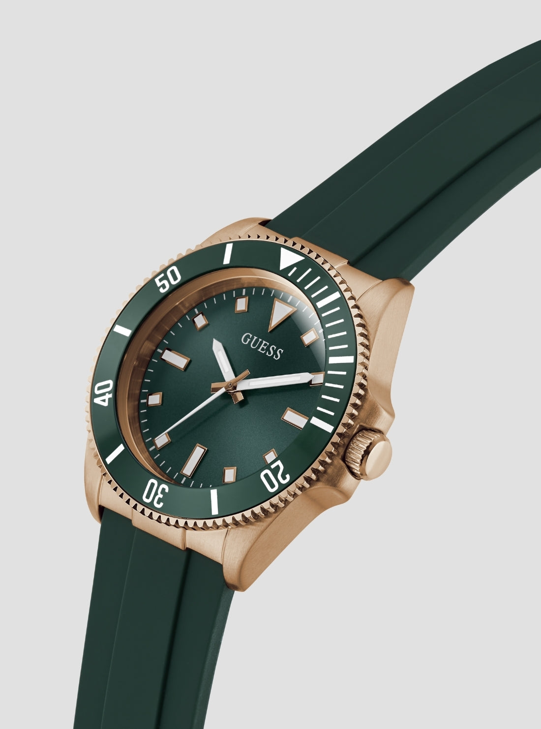 GUESS Accessories Green Cliff Watch GW0969G5 Side View