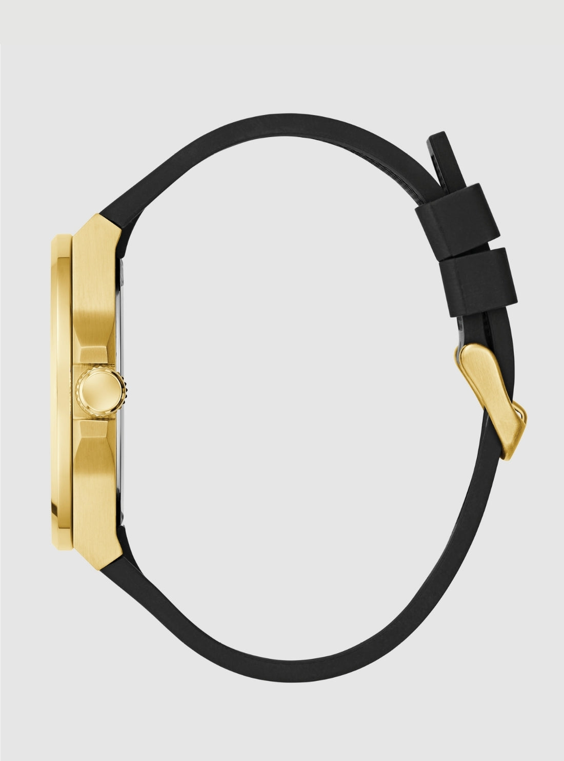 GUESS Mens Black Stallion Dial Watch GW0979G1 Side View