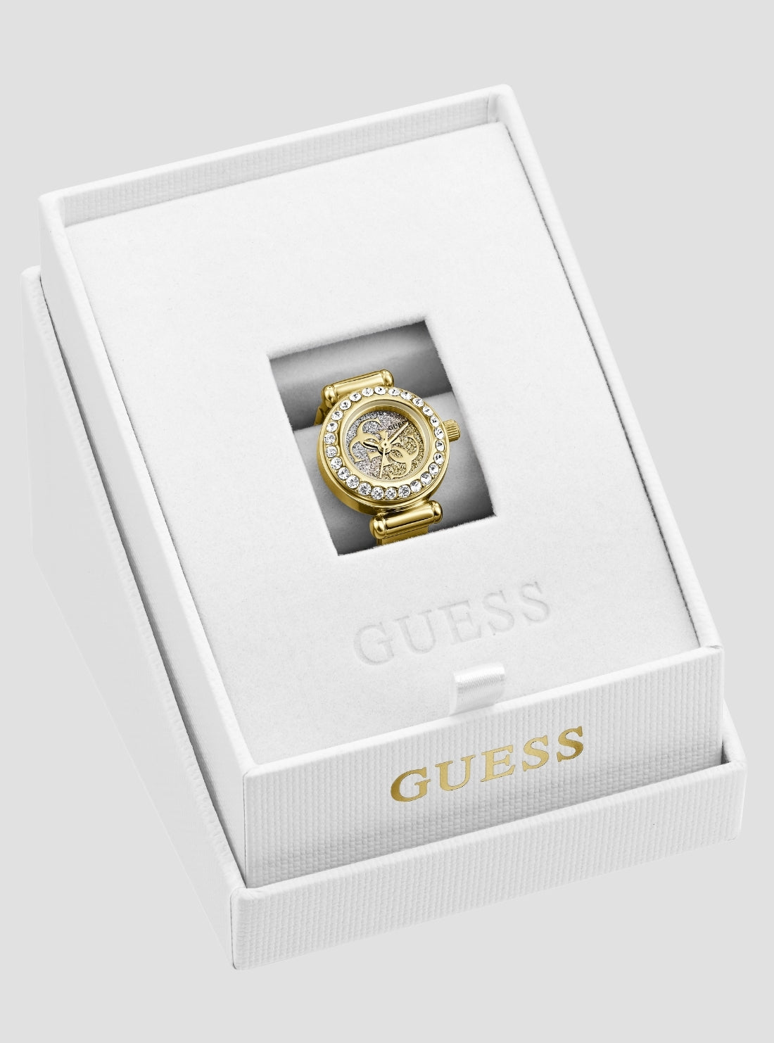 GUESS Accessories Gold Anna Analog Ring GW1022L2 Detail View