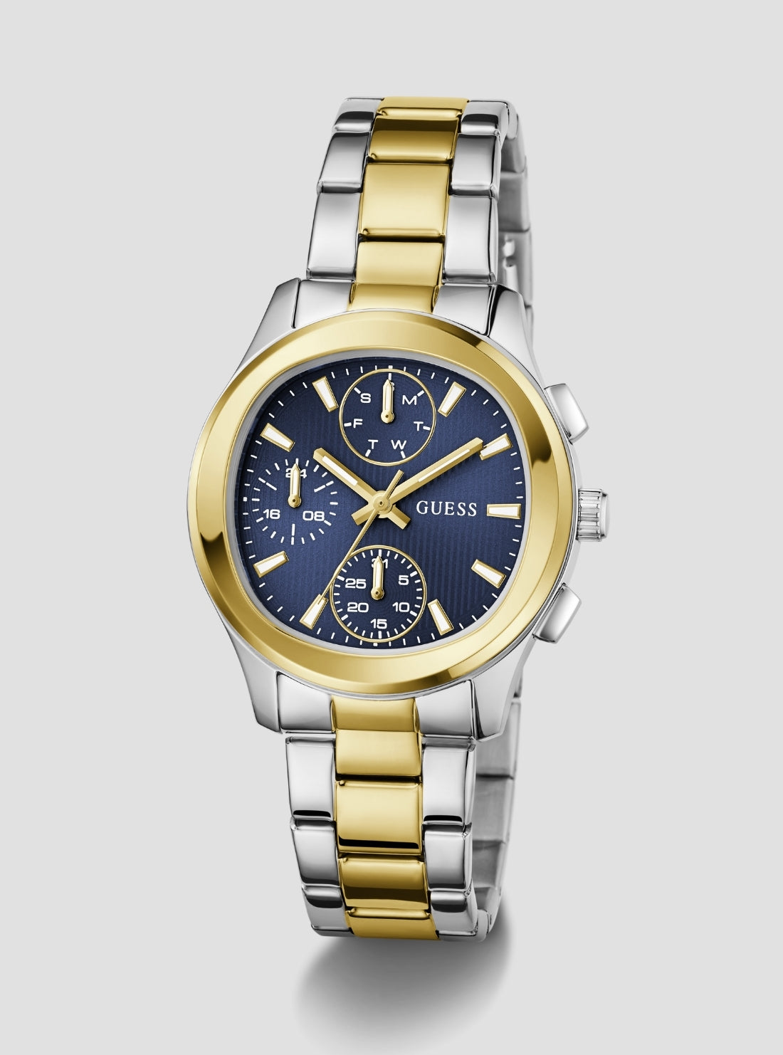 GUESS Accessories Silver Gold Birdie Watch GW1031L3 Front VIew_2