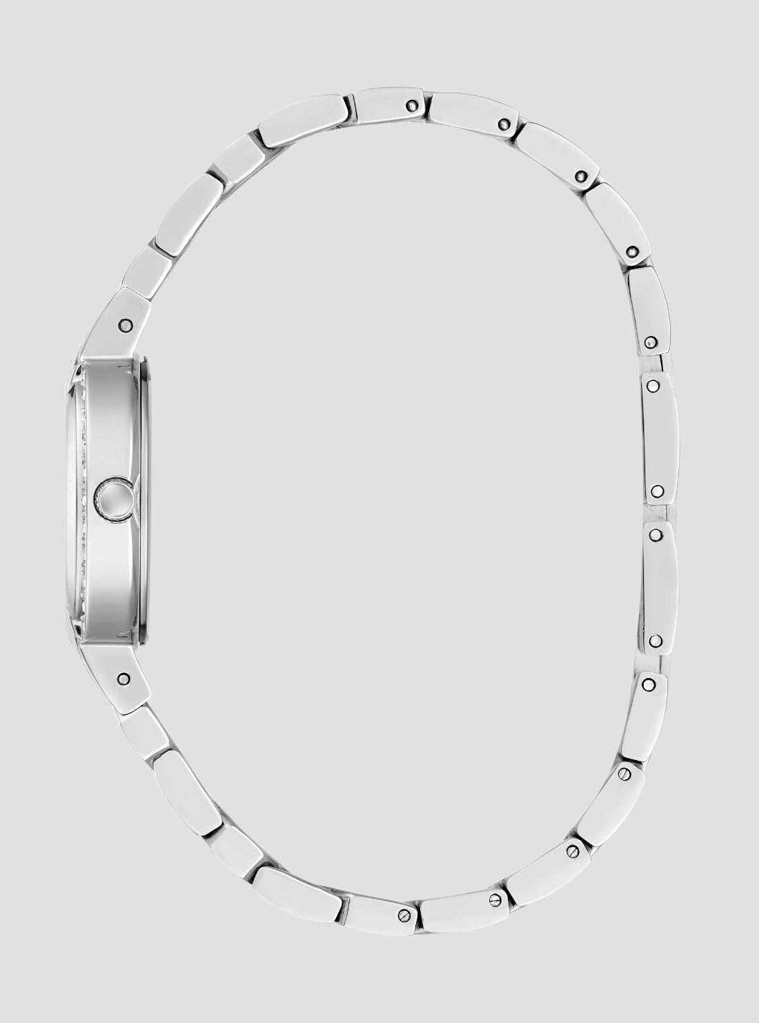 GUESS Accessories Silver Viola Crystal Watch GW1092L1 Side View