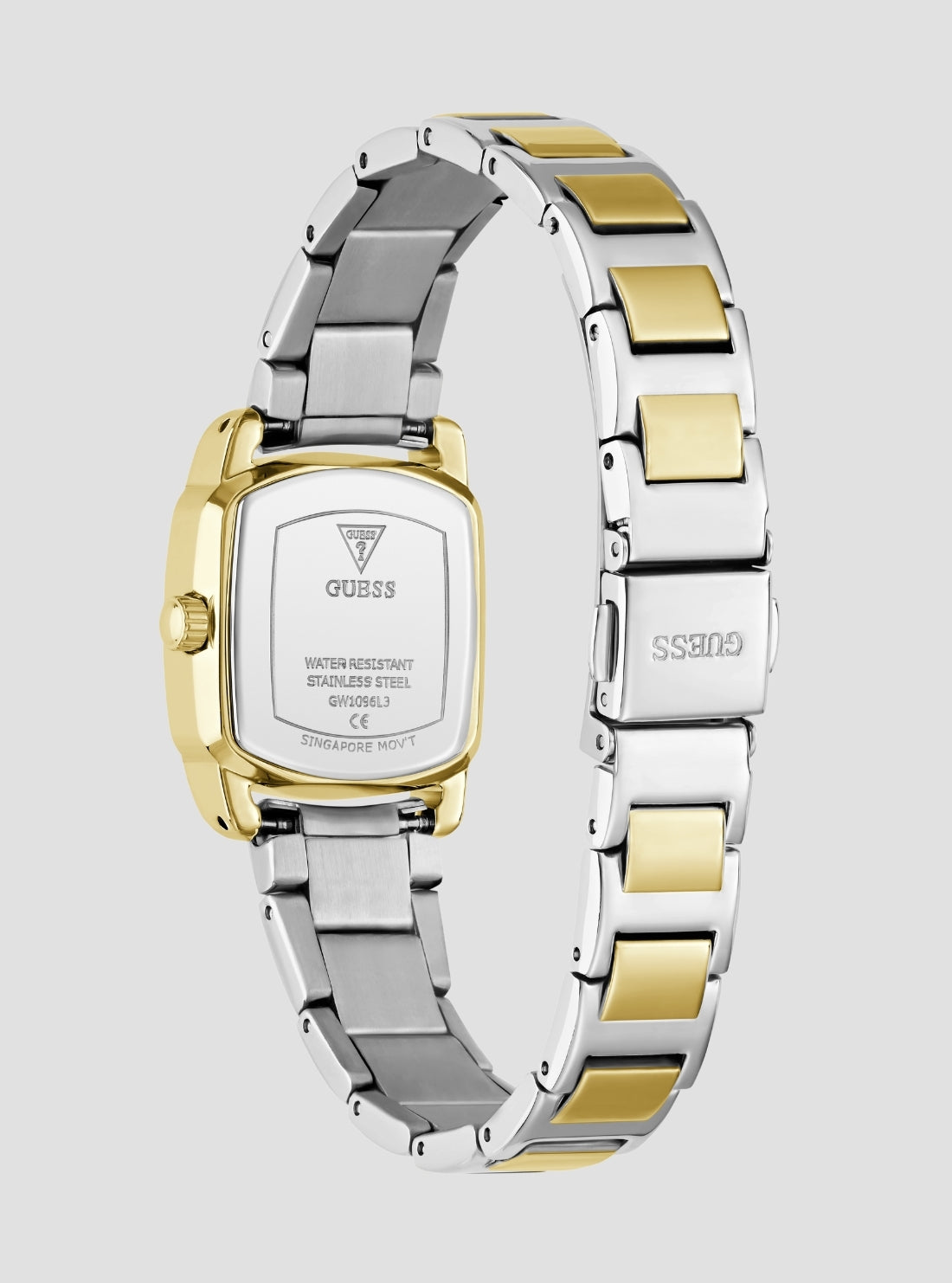 GUESS Accessories Silver Gold Etta Watch GW1096L3 Back VIew
