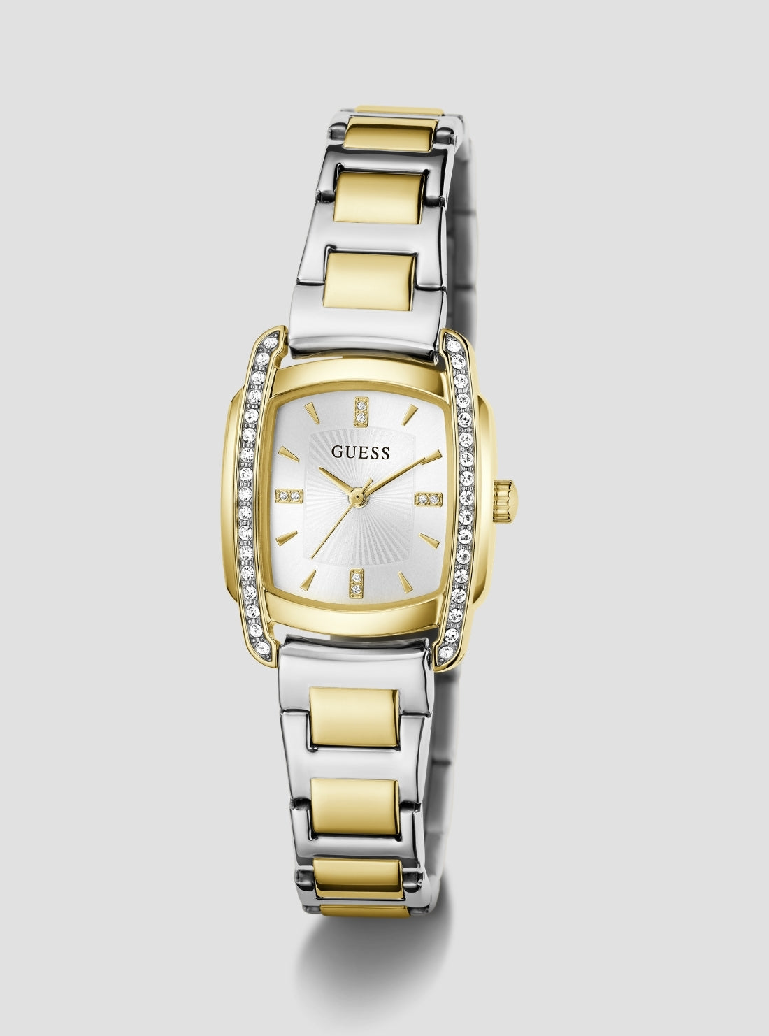 GUESS Accessories Silver Gold Etta Watch GW1096L3 Front Side View